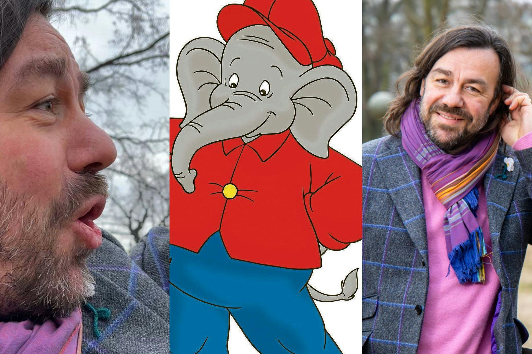 Törööööö! Hier trompetet der neue Sprecher für Benjamin Blümchen, Matti Klemm, für den KURIER