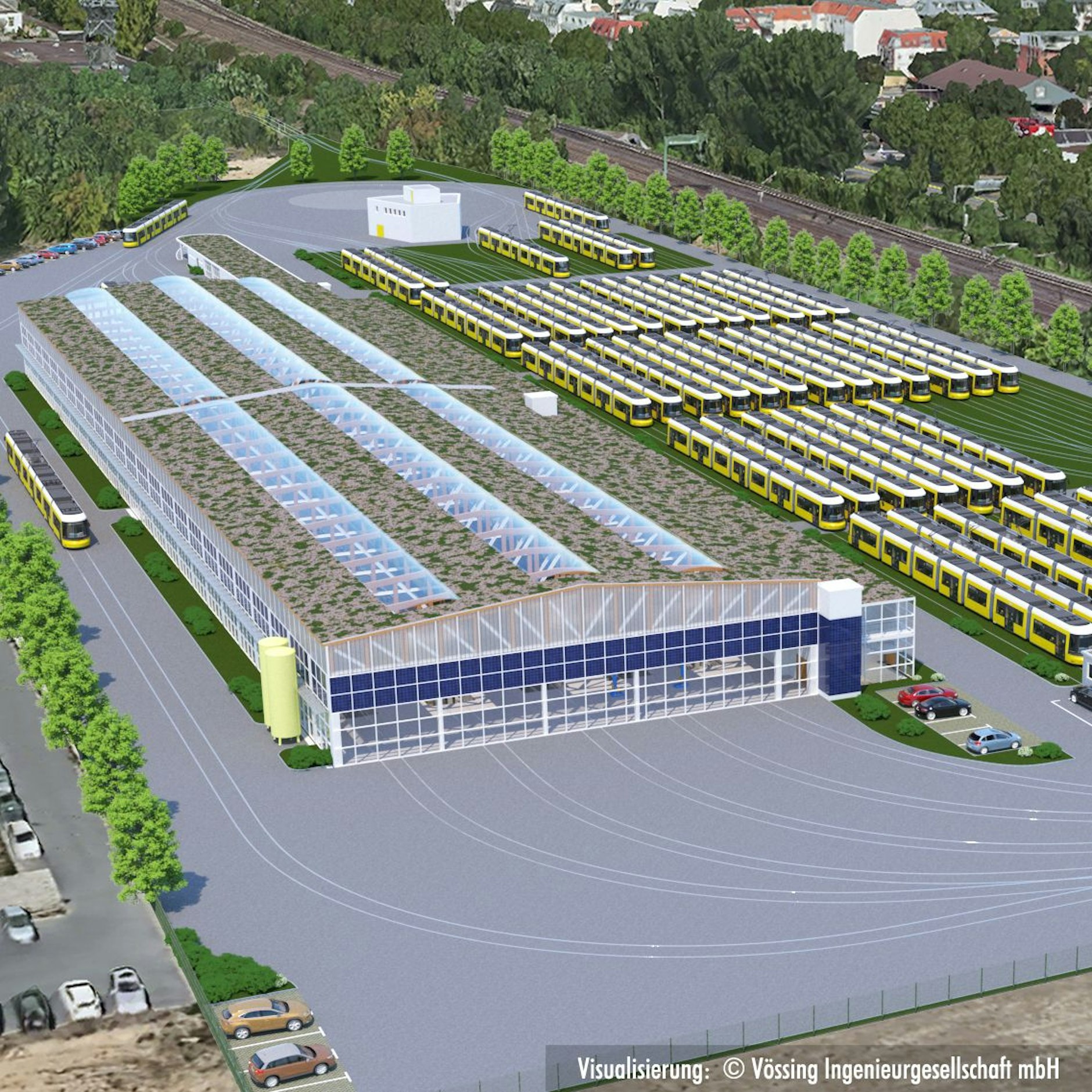 Der neue Betriebshof Adlershof soll 2030 fertiggestellt werden.
