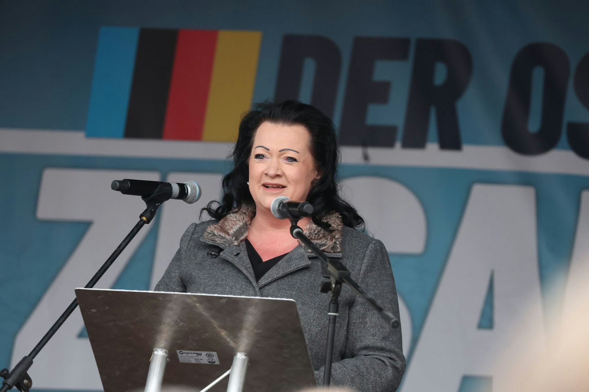 Birgit Bessin, Vorsitzende der AfD in Brandenburg, lässt eine erneute Kandidatur offen.