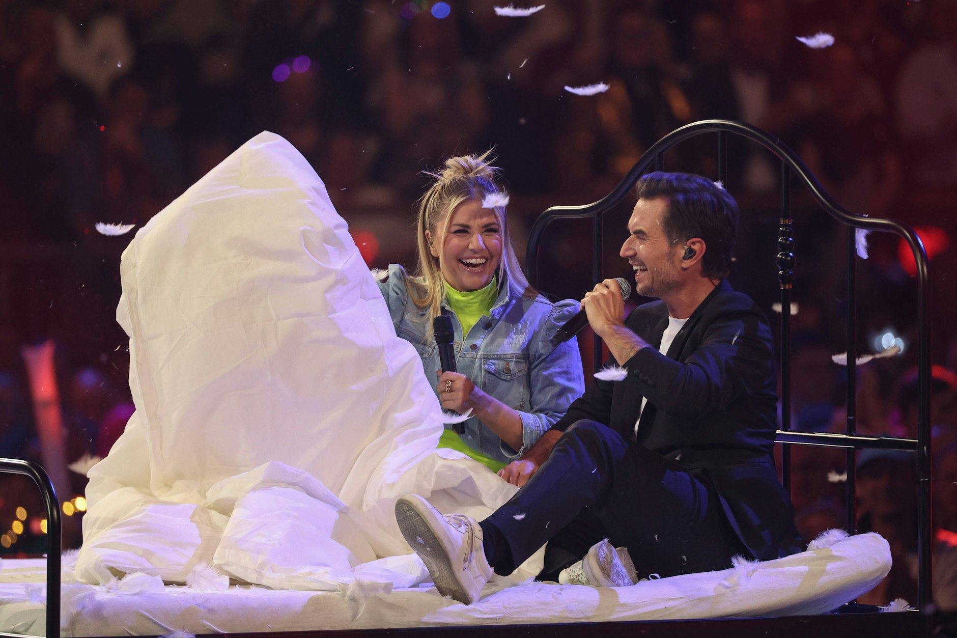 Bei den „Schlagerchampions“ Anfang des Jahres traten Beatrice Egli und Florian Silbereisen noch zusammen auf.