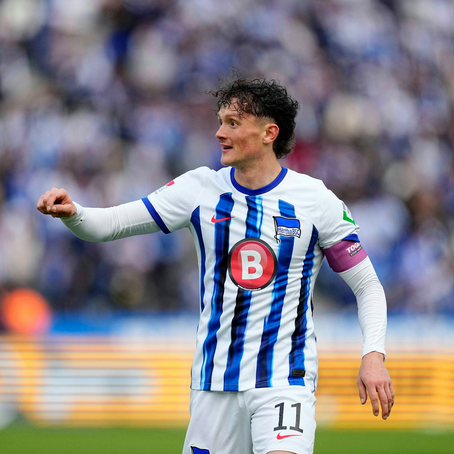 Fabian Reese bereitete drei der fünf Hertha Tore vor.