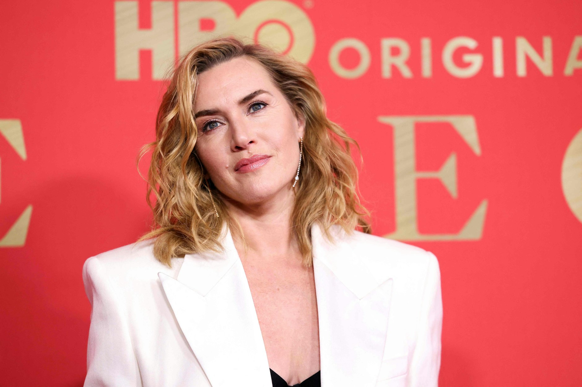 Die britische Schauspielerin Kate Winslet bei der Premiere von „The Regime“ im Februar in New York