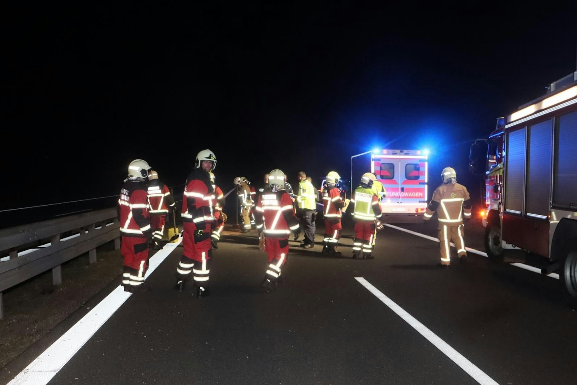 In der Nacht zum Montag kam es in Berlin und Brandenburg zu mehreren Unfällen.