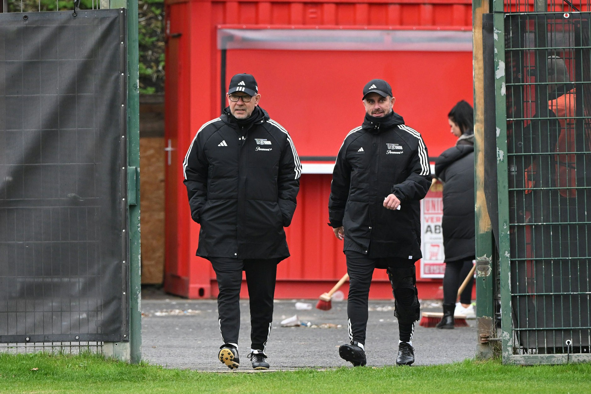 Sebastian Bönig (42, r.) zuletzt Co-Trainer unter Urs Fischer (58), kehrt zum 1. FC Union Berlin zurück.
