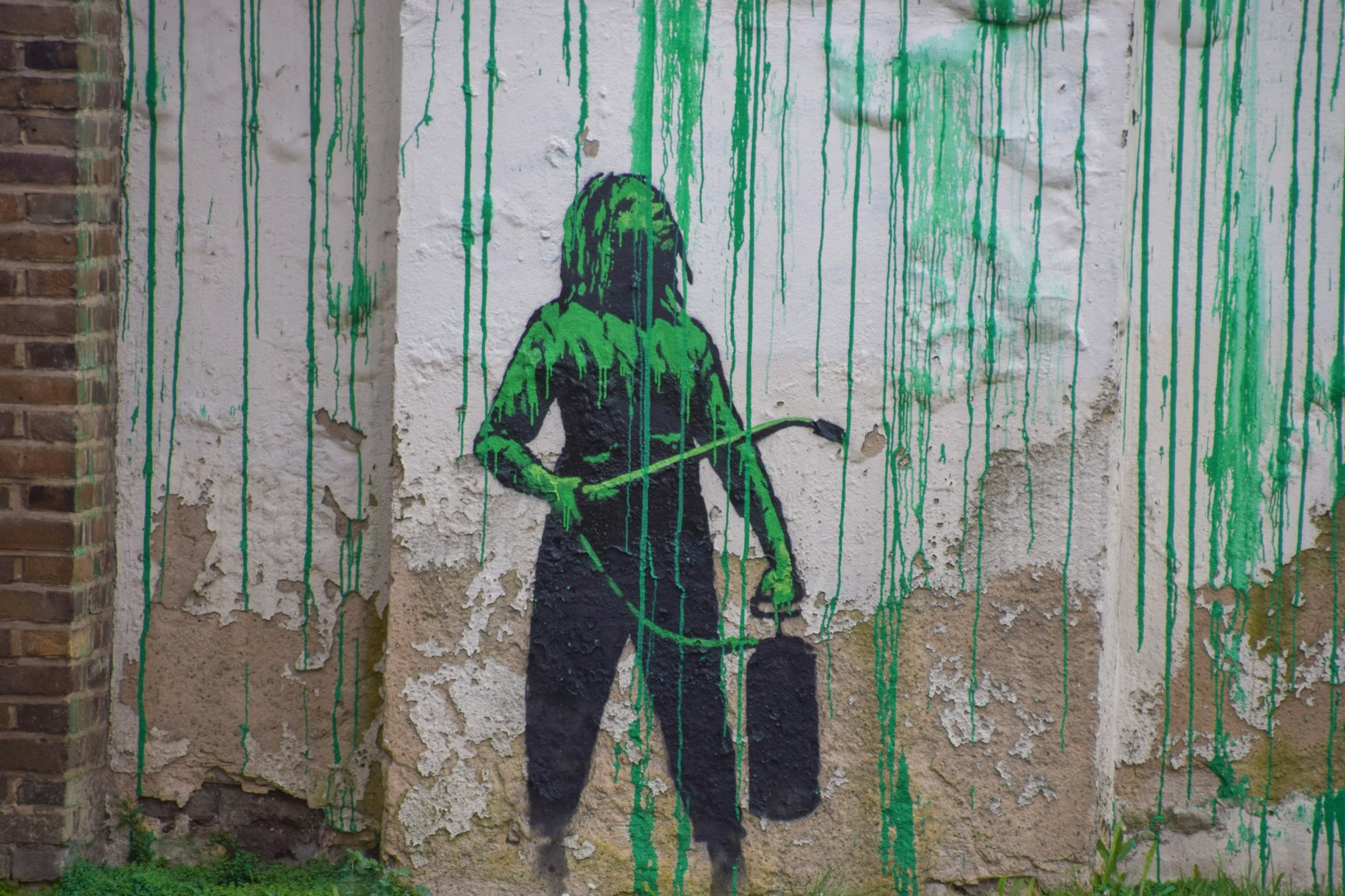 Neues Banksy Werk In London: Widerstand Ist Wasserfest - 6fc4bqu