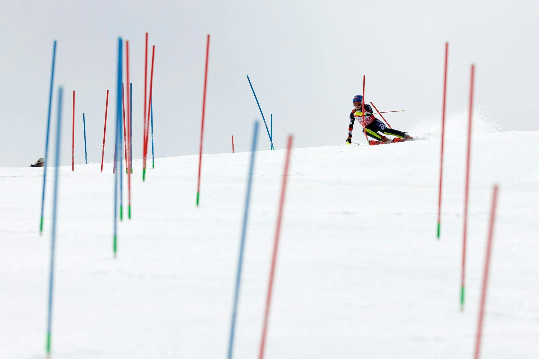 Ski-Star Mikaela Shiffrin bestreitet beim alpinen Saisonfinale in Saalbach-Hinterglemm nur noch den Slalom. Den Riesenslalom am Sonntag lässt die US-Amerikanerin aus.