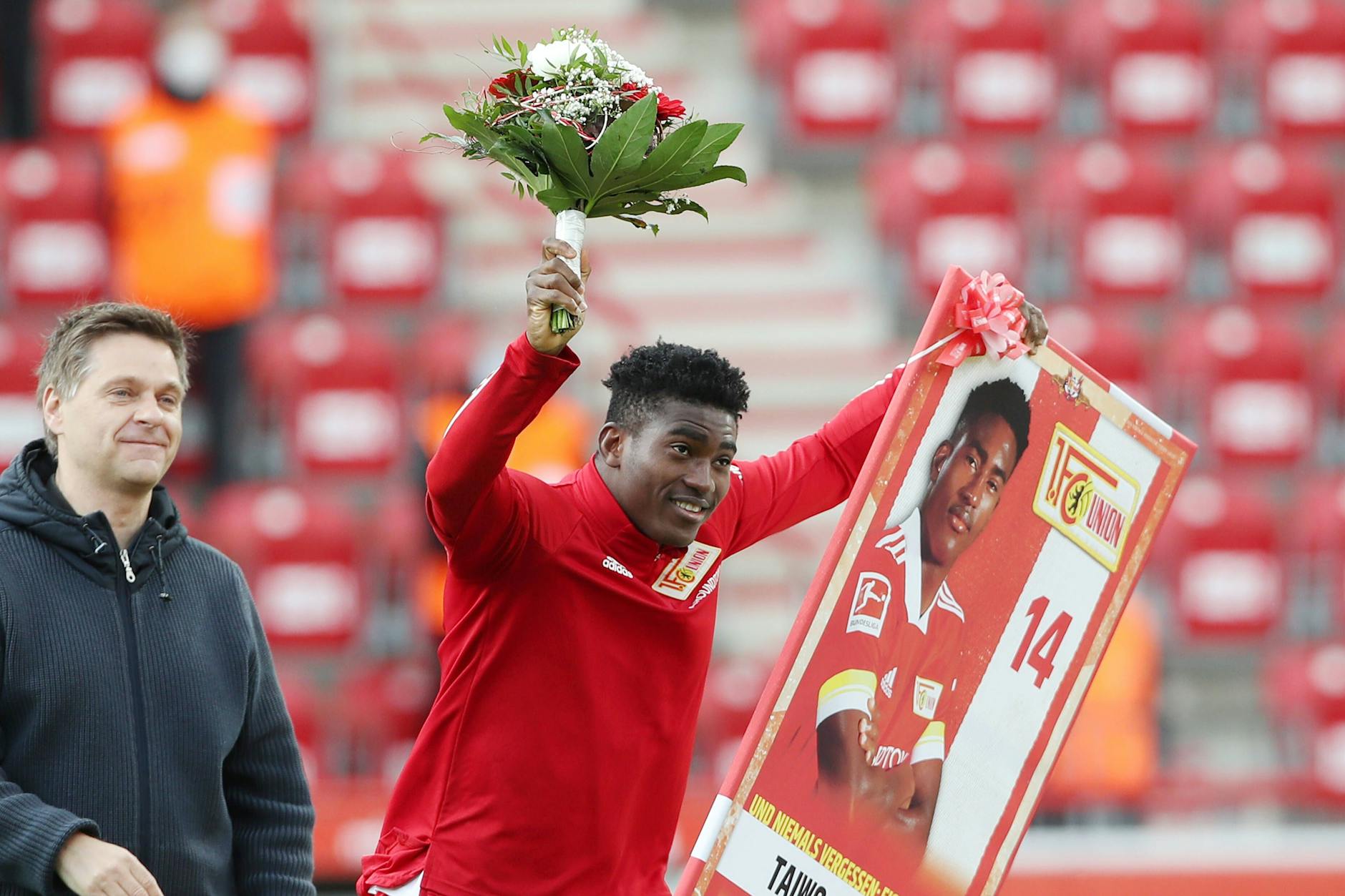 Taiwo Awoniyi (26) verließ zum Ende der Saison 2020/21 den 1. FC Union, wechselte für eine satte Ablöse zum Premier-League-Aufsteiger Nottingham Forest.