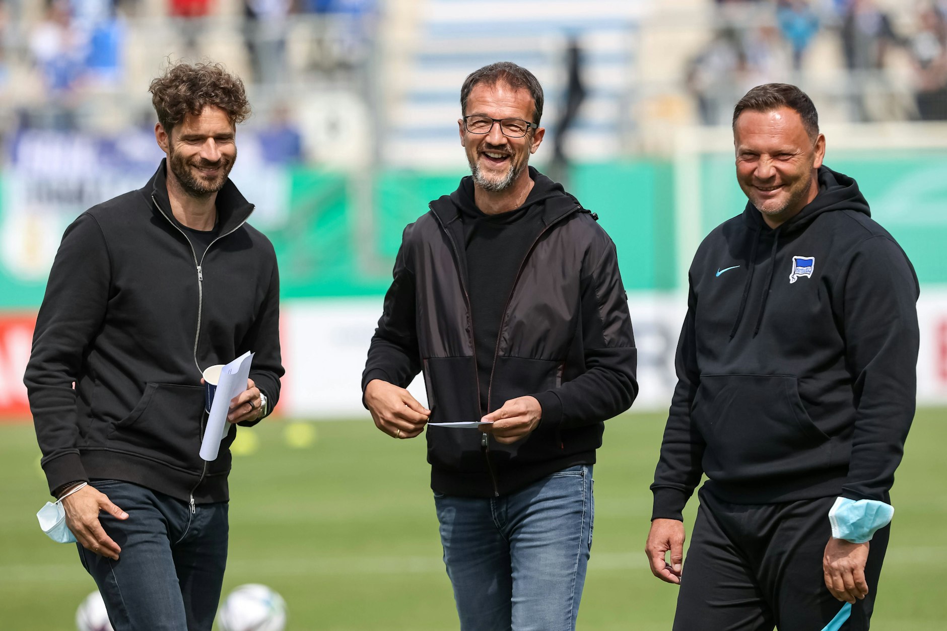 Sportdirektor Arne Friedrich, Manager Fredi Bobic und Trainer Pal Dardai: Zum Start in diese Saison 2020/21 war die Stimmung bei Hertha BSC noch gut. Das änderte sich schnell.&nbsp;