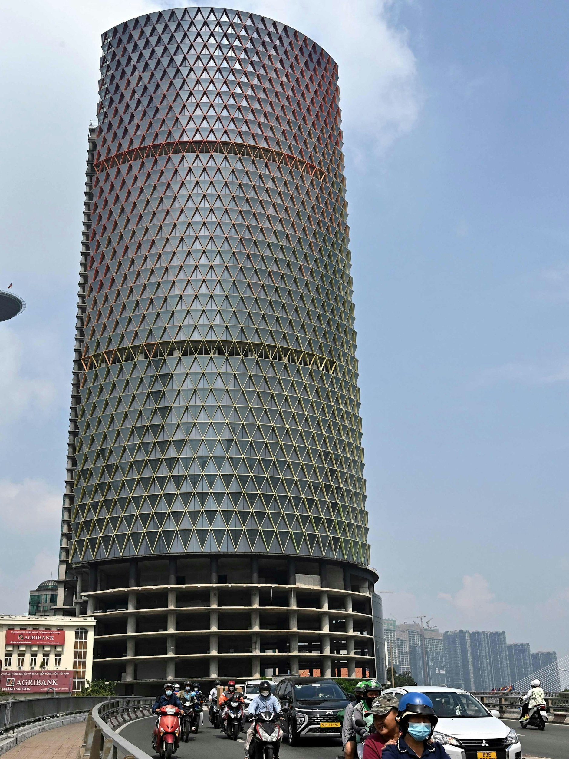 Eines der Gebäude der Immobilienfirma in Ho-Chi-Minh-Stadt, deren Chefin die Angeklagte Truong My Lan ist.
