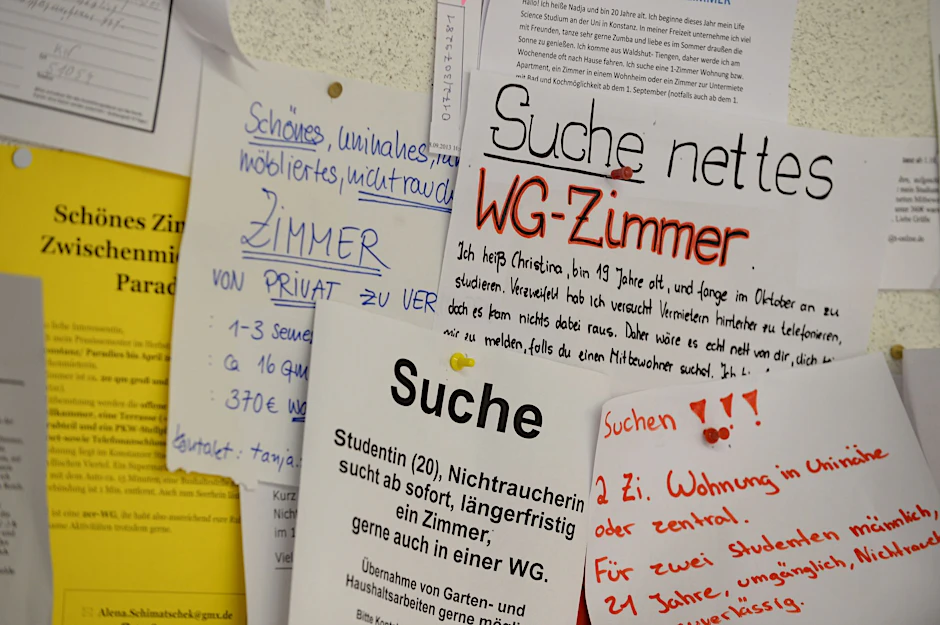 Es wird für Studenten immer schwerer, ein WG-Zimmer zu finden. Und die Buden werden immer teurer.