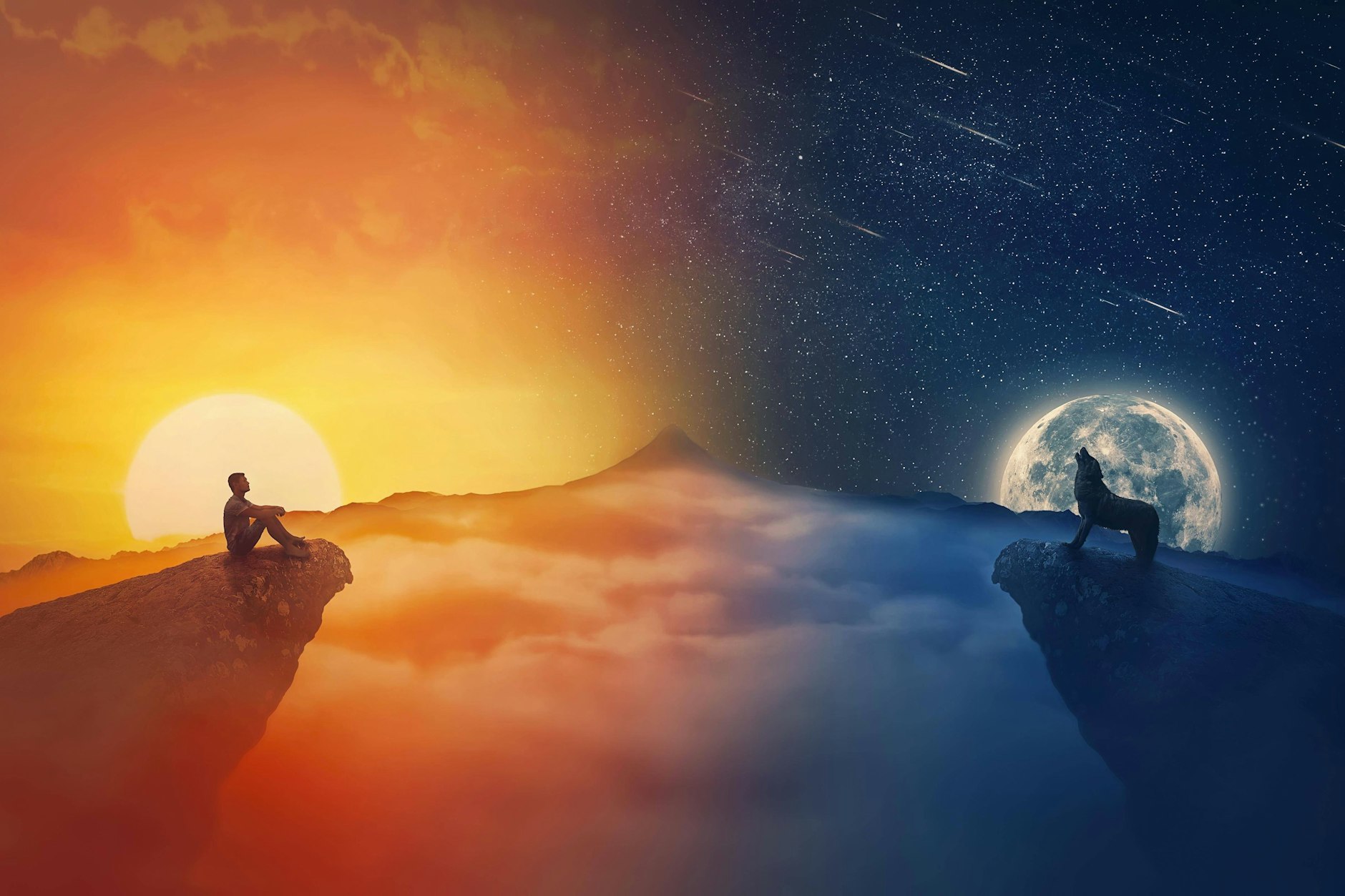 Bei der Tag-Nacht-Gleiche, die den Frühlingsanfang markiert, sind lichter Tag und dunkle Nacht gleich lang.