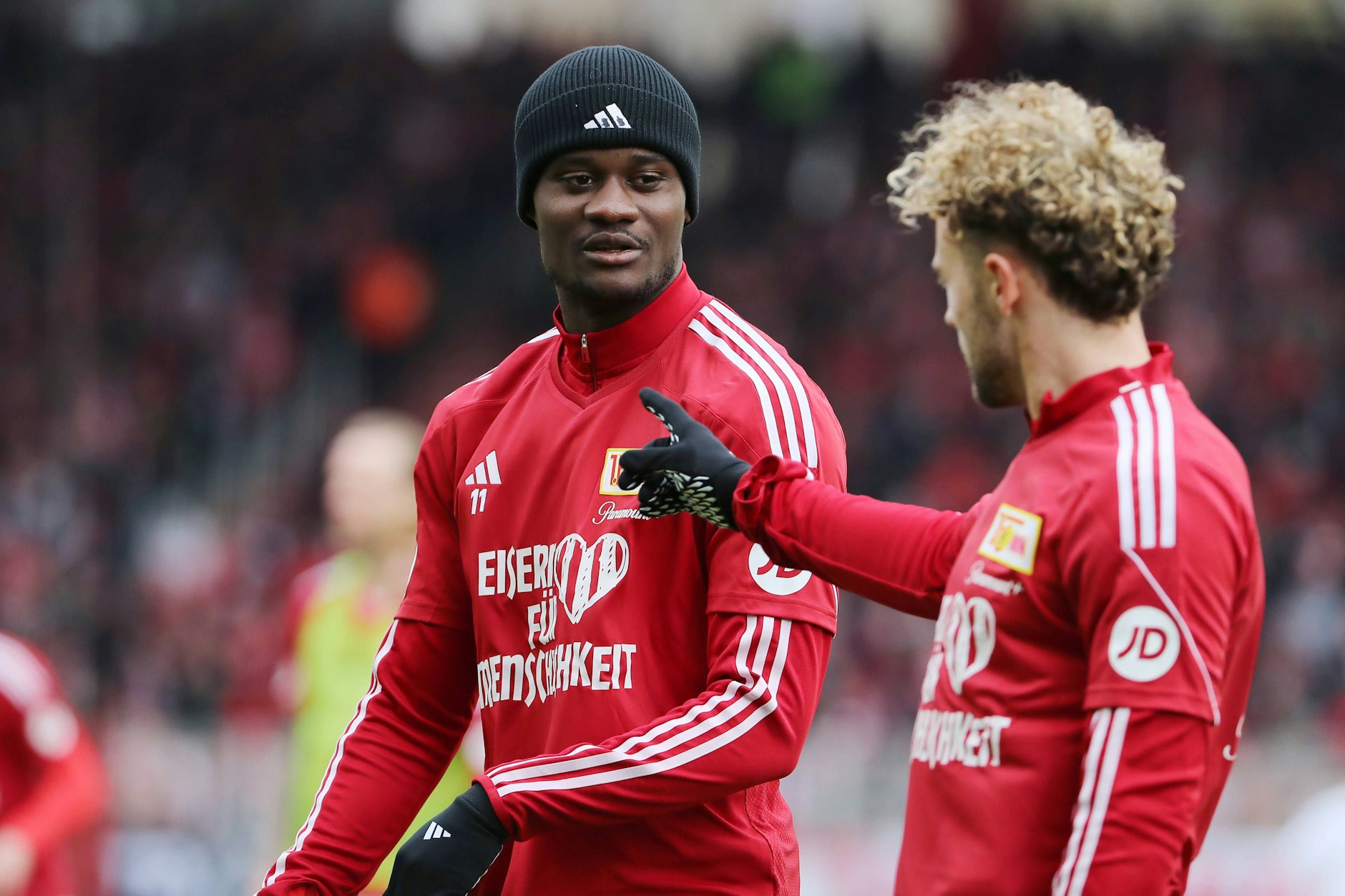 Du bist dran! Winter-Zugang Chris Bedia (28) ist beim 1. FC Union bisher kaum gefragt. Der Test gegen Magdeburg bietet für den Stürmer eine neue Chance, sich zu zeigen. 