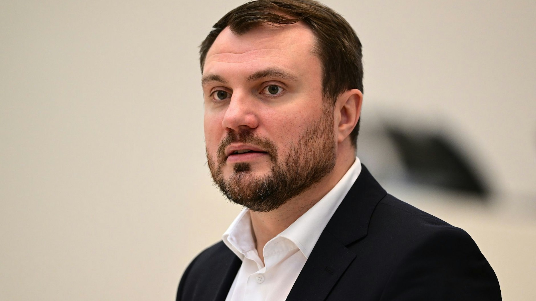 SPD-Landtagsfraktionschef Daniel Keller ist gegen das Protestcamp nahe der Tesla-Fabrik in Grünheide.&nbsp;