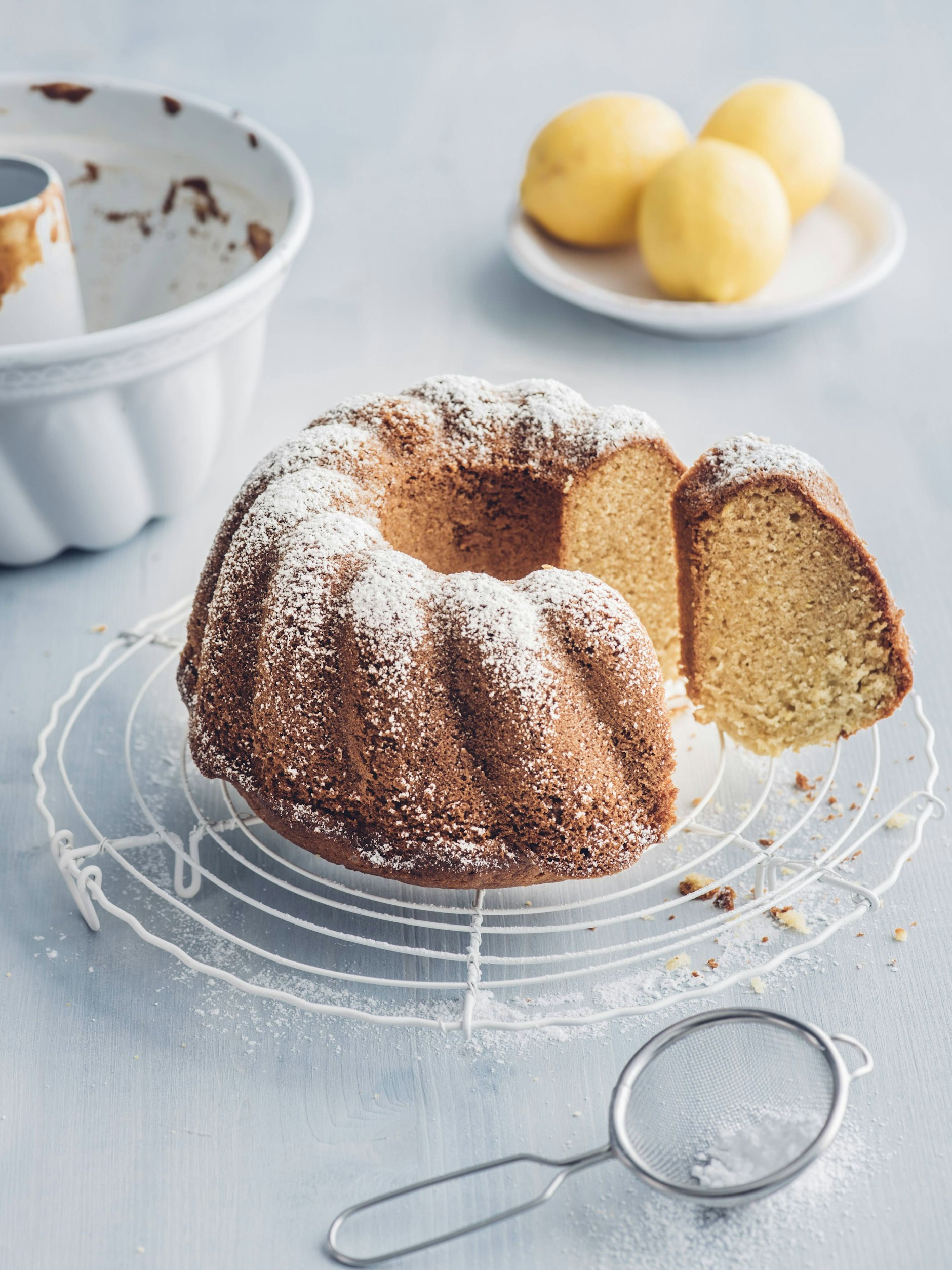 Ein leckerer Hermann - oder: ein Rührkuchen mit dem besonderen Teig - passt auf jede Kaffeetafel.