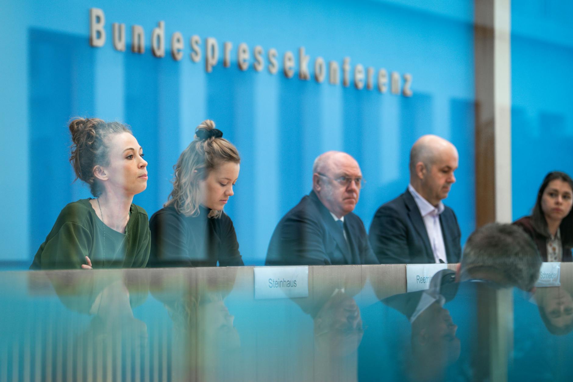 Bundespressekonferenz zum Thema Klimageld am Donnerstag in Berlin