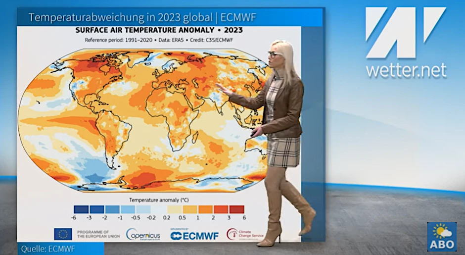 Das Wetter erreicht immer mehr Rekorde. Expertin Kathy Schrey zeigt eine alarmierende Karte.