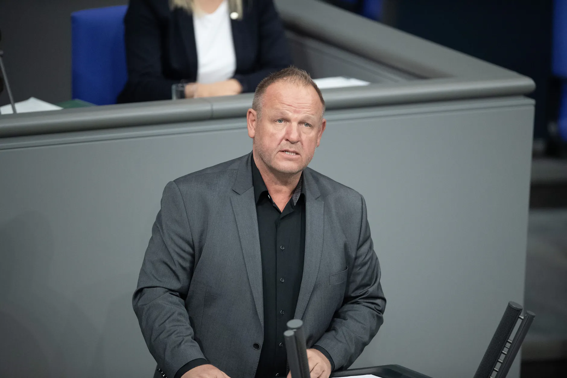 Bekommt Ärger innerhalb seiner Fraktion: Kay-Uwe Ziegler (AfD) in einer Plenarsitzung des Deutschen Bundestags