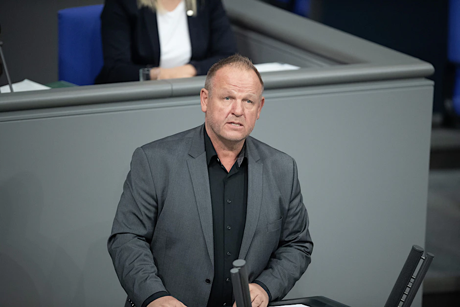 Bekommt Ärger innerhalb seiner Fraktion: Kay-Uwe Ziegler (AfD) in einer Plenarsitzung des Deutschen Bundestags