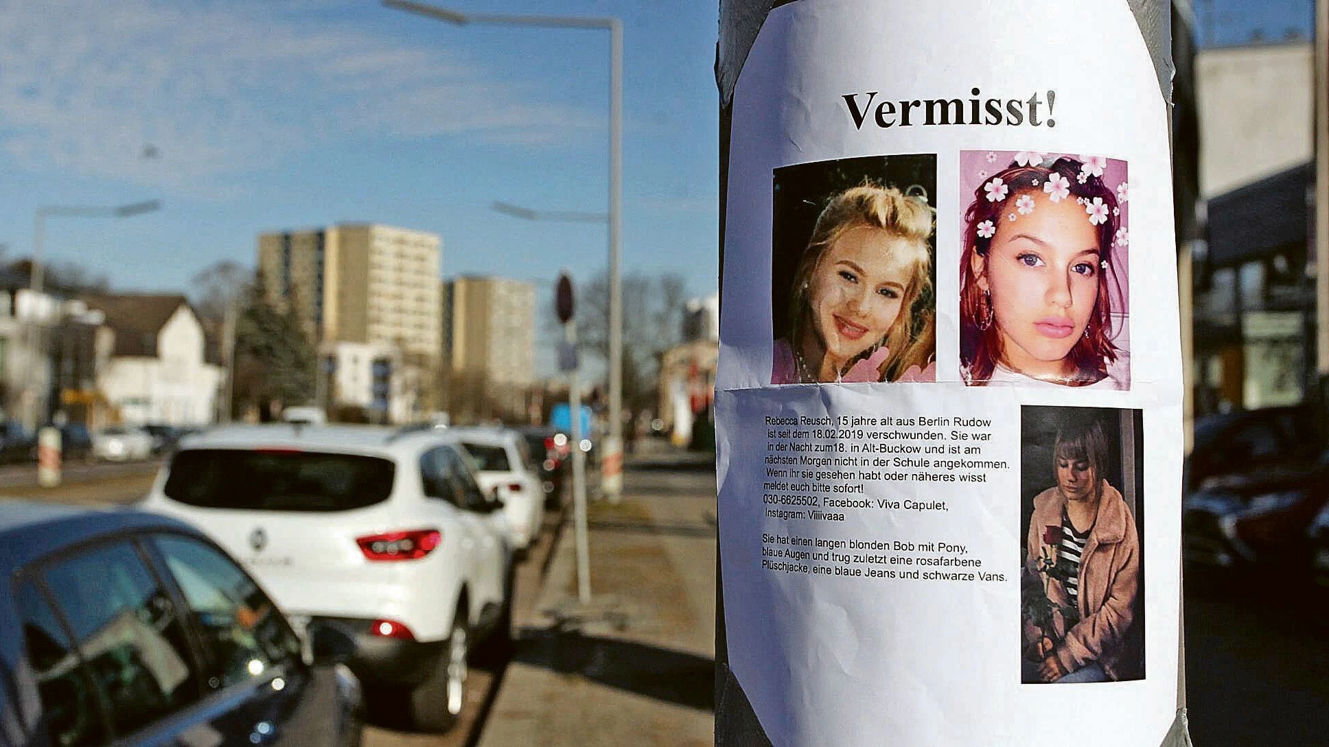 Mit diesen Fotos suchte die Familie noch Monate nach dem Verschwinden von Rebecca Reusch.