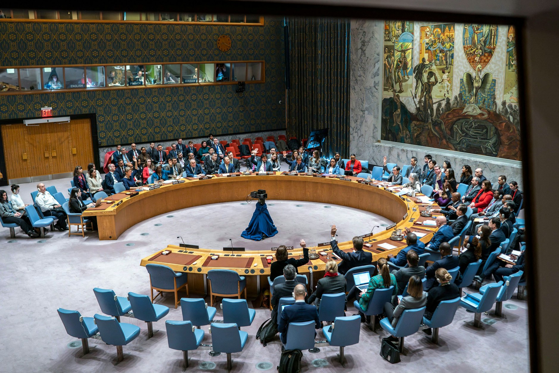 Russland und China legten im Sicherheitsrat ein Veto gegen die von den USA vorgeschlagene Waffenruhe in Gaza ein.