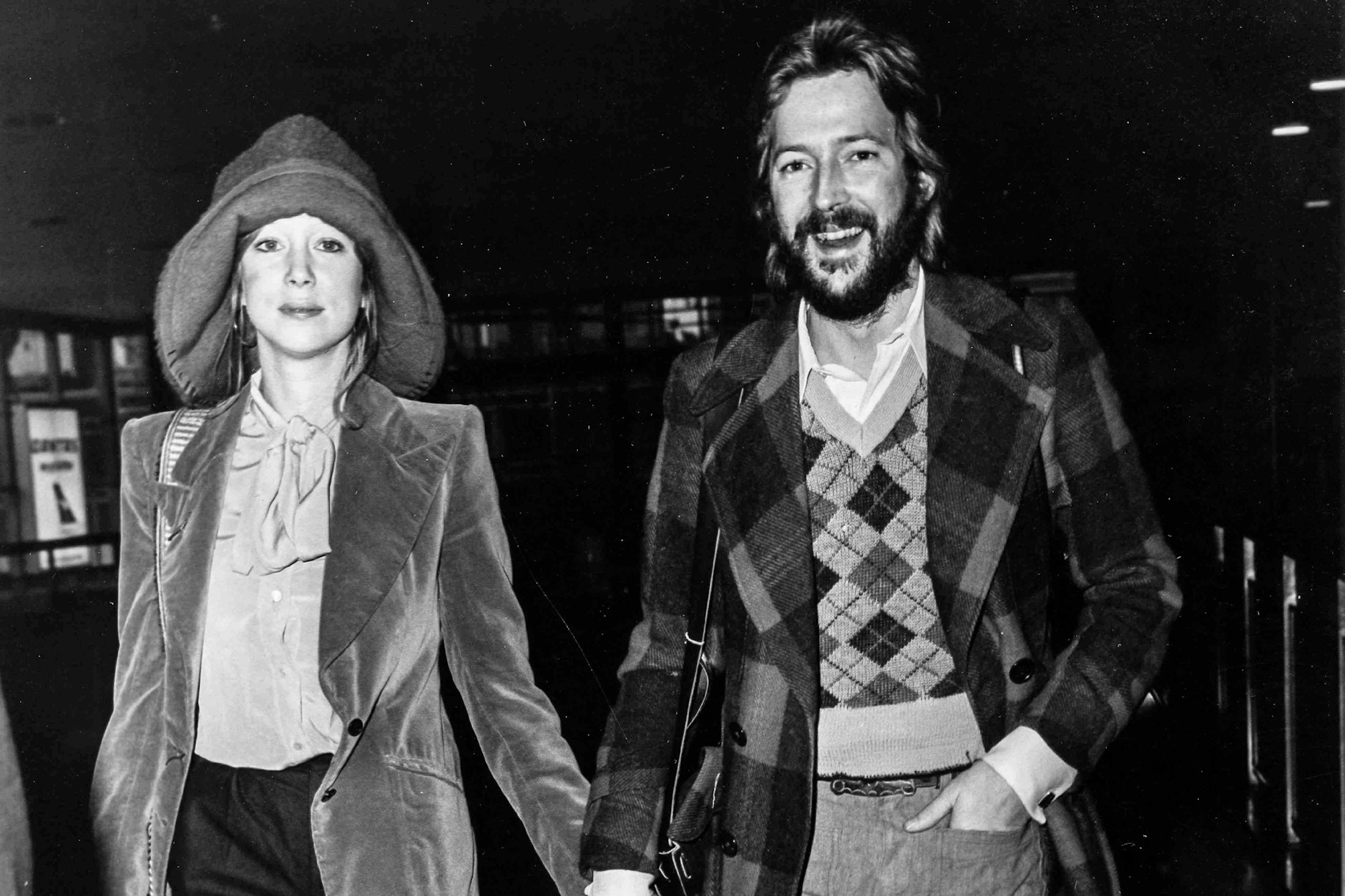 Eric Clapton and Pattie Boyd. (1974)