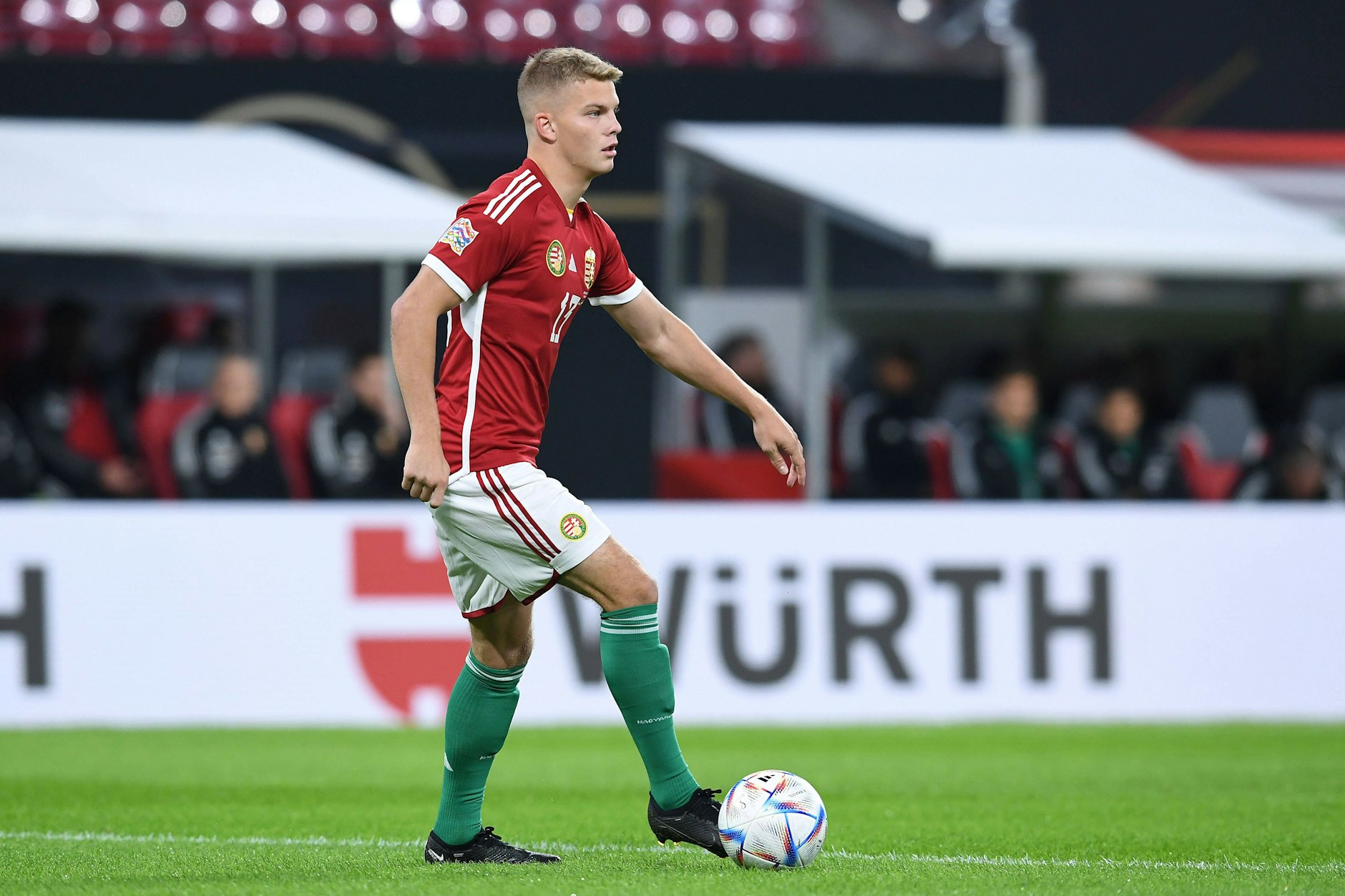 Unions Mittelfeldspieler Andras Schäfer ist bei Ungarns Nationaltrainer Marco Rossi gesetzt.