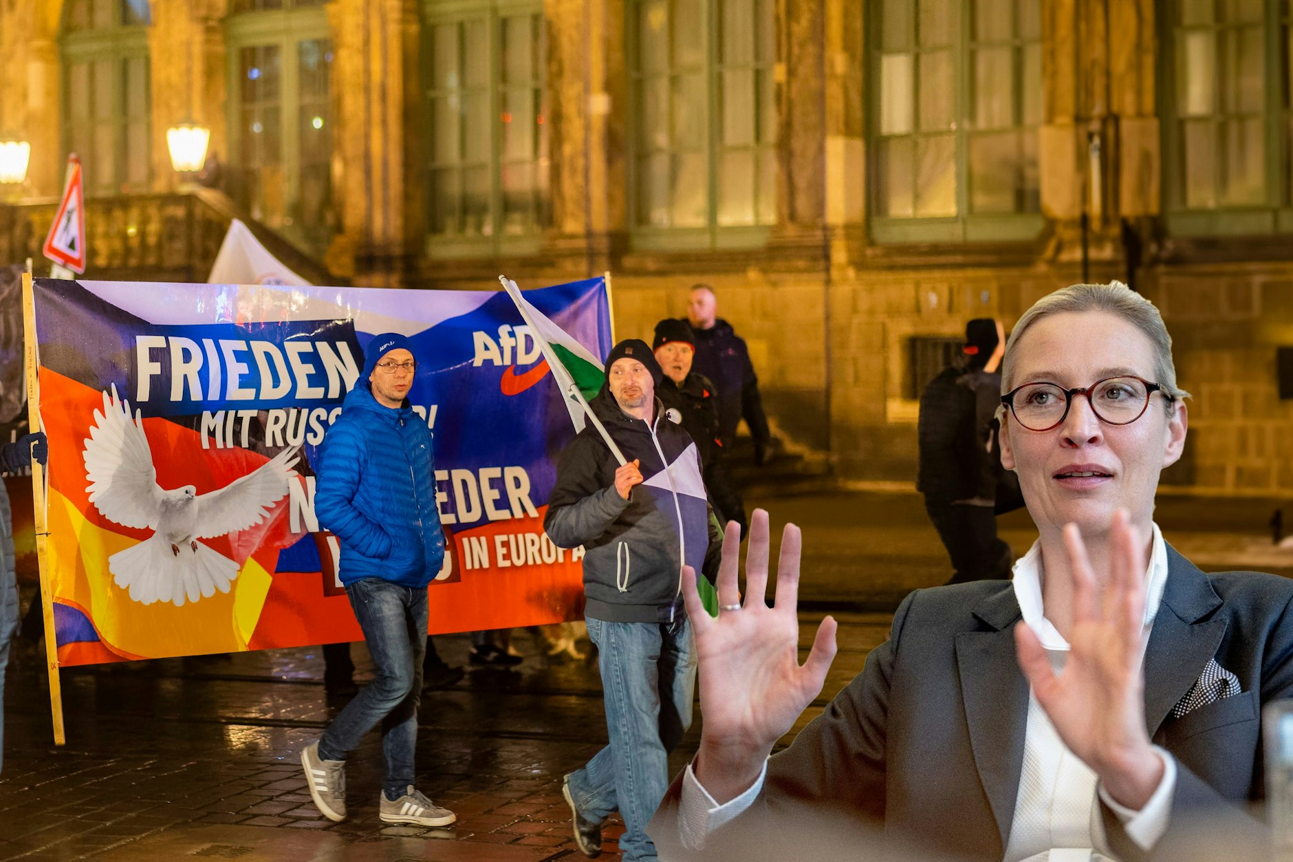 AfD-Chefin Alice Weidel sieht kein Problem in der Nähe ihrer Partei zu Russland.