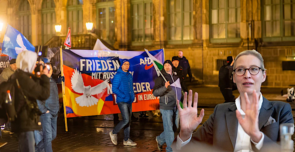 AfD-Chefin Alice Weidel sieht kein Problem in der Nähe ihrer Partei zu Russland.