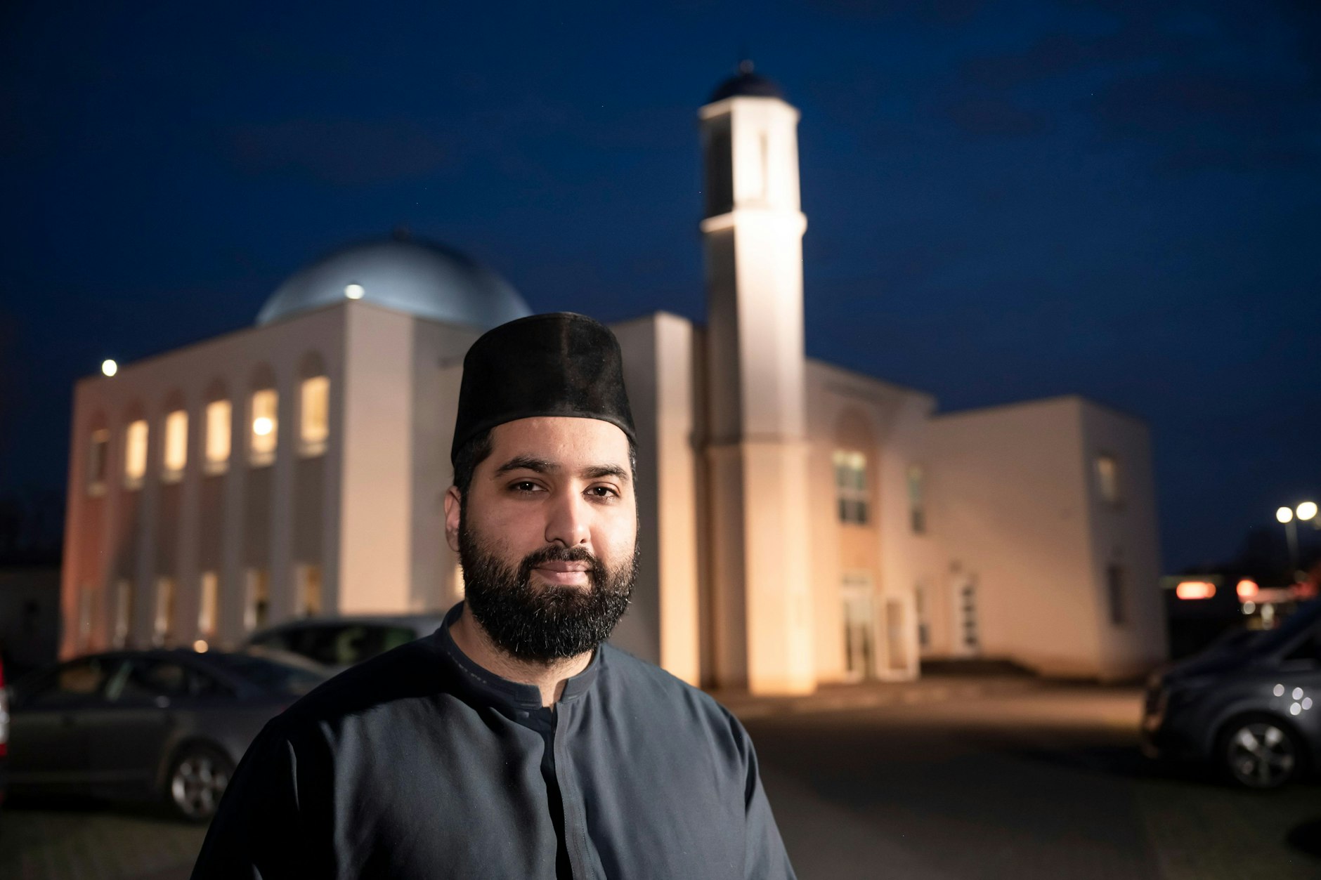 Scharjil Khalid, Imam in Pankow, möchte nicht verraten, wen er bei der Bundestagswahl gewählt hat.