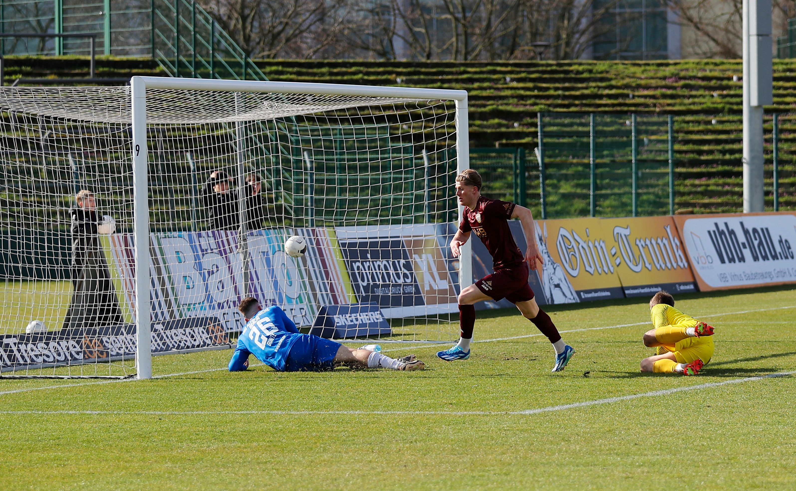 Monster-Bilanz für den BFC Dynamo: Zwei Tore, sechs Punkte