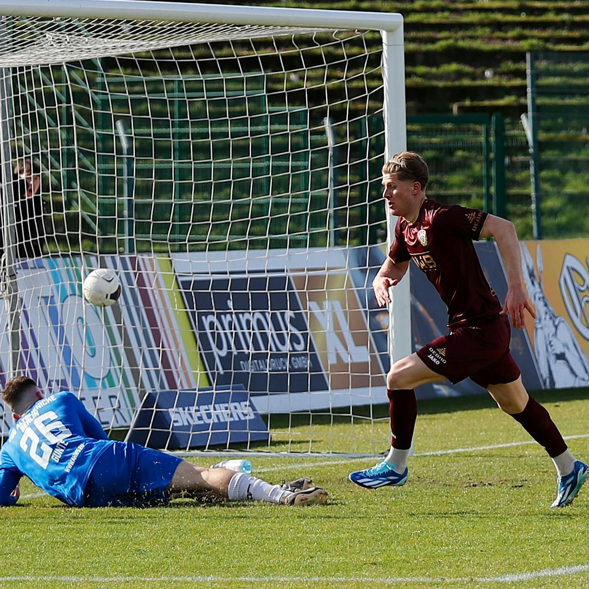 Monster-Bilanz für den BFC Dynamo: Zwei Tore, sechs Punkte