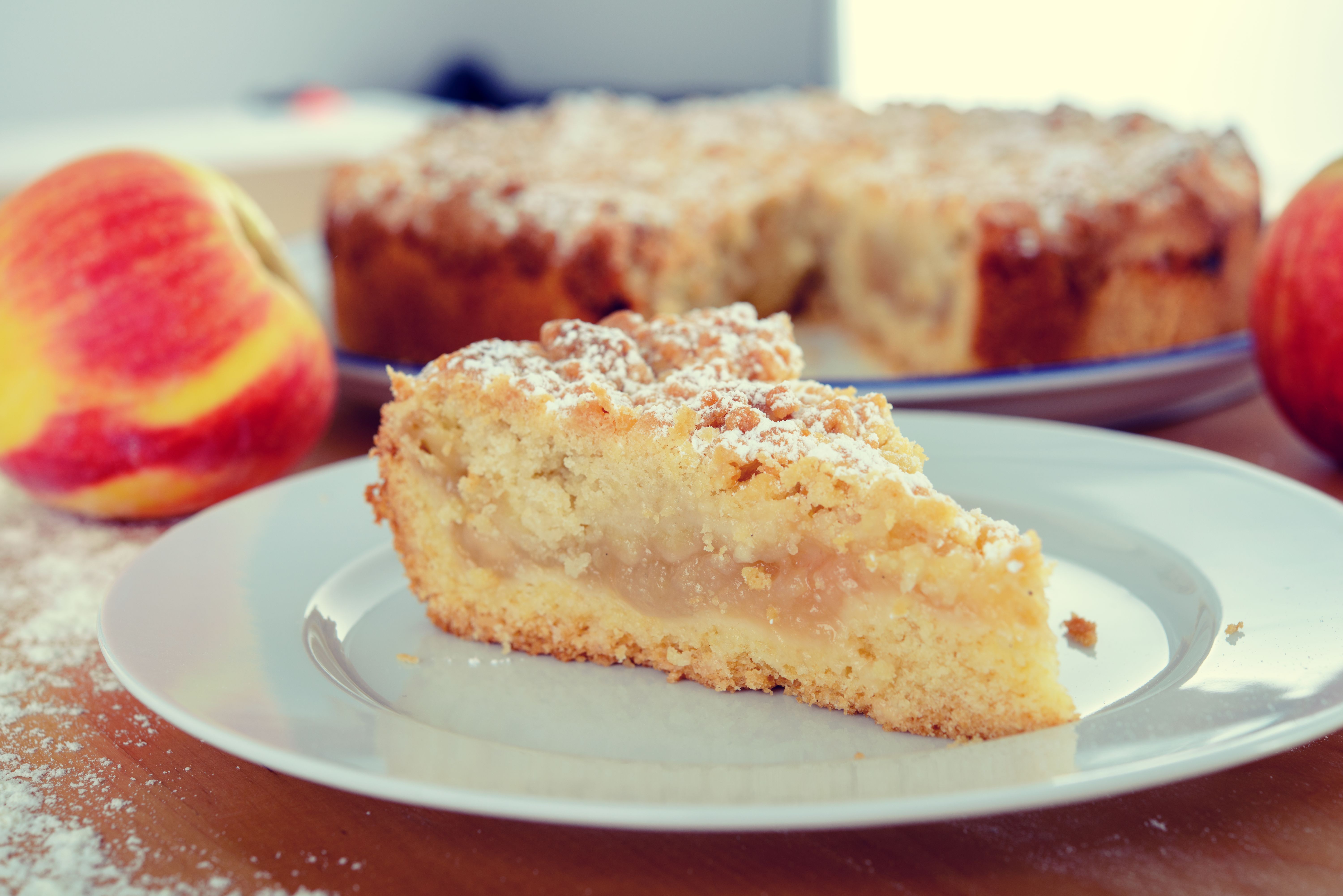 Herrliches Rezept für Omas Apfelmuskuchen: Dieser Streuselkuchen ist ein Klassiker!