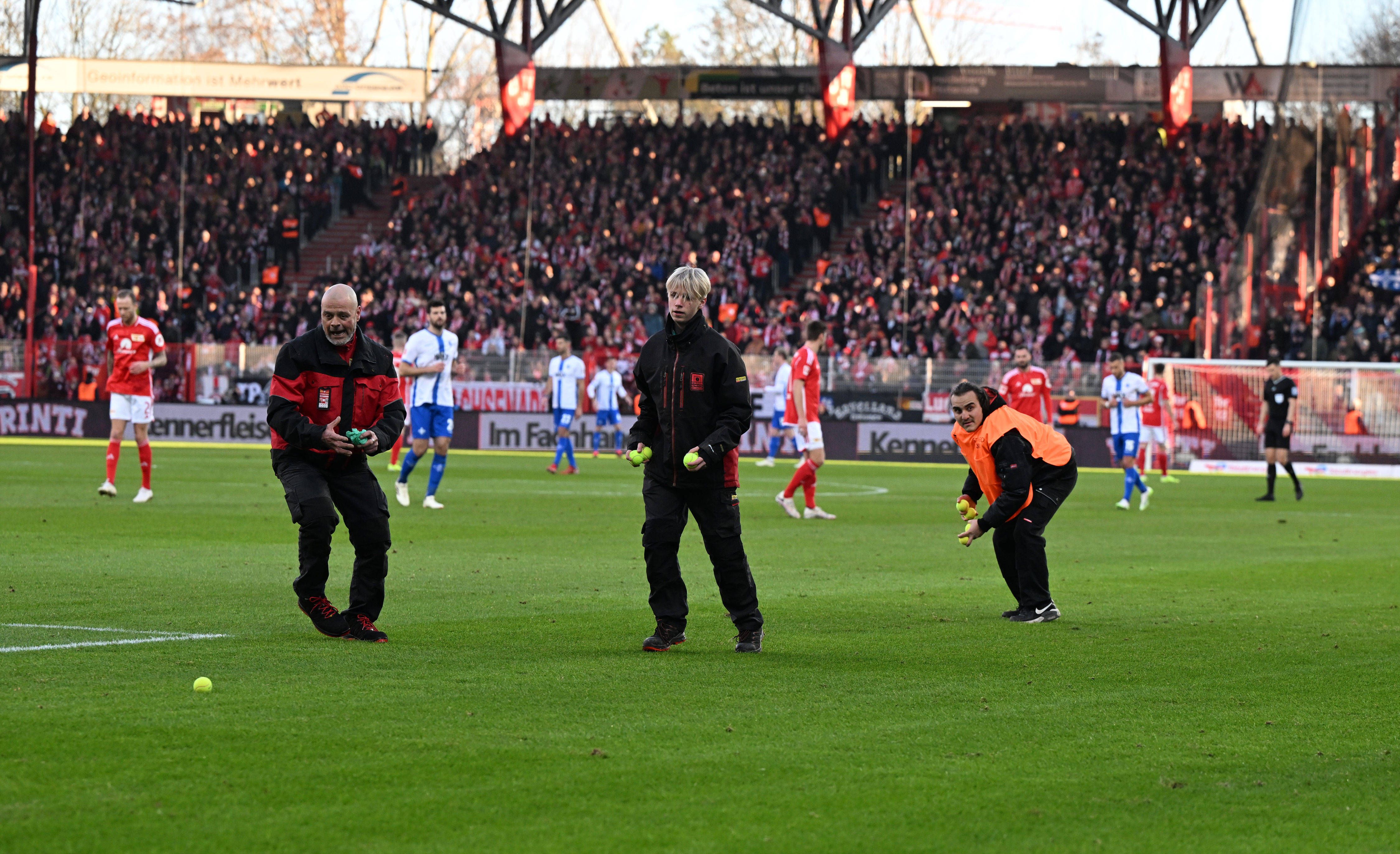 60.000 Euro! Union muss für Tennisball-Aktion Rekordstrafe blechen