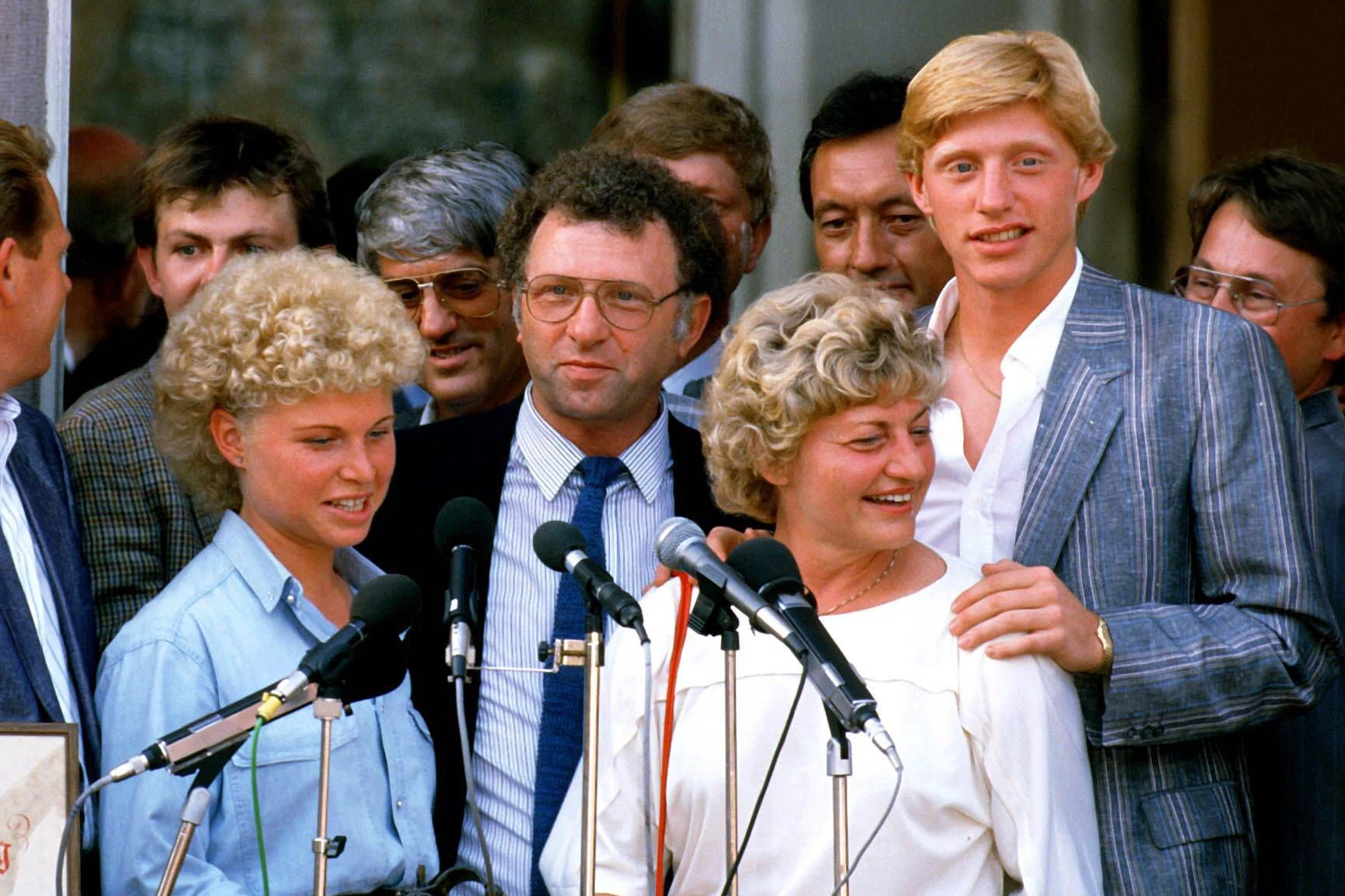 Die Familie Becker im Jahr 1985
