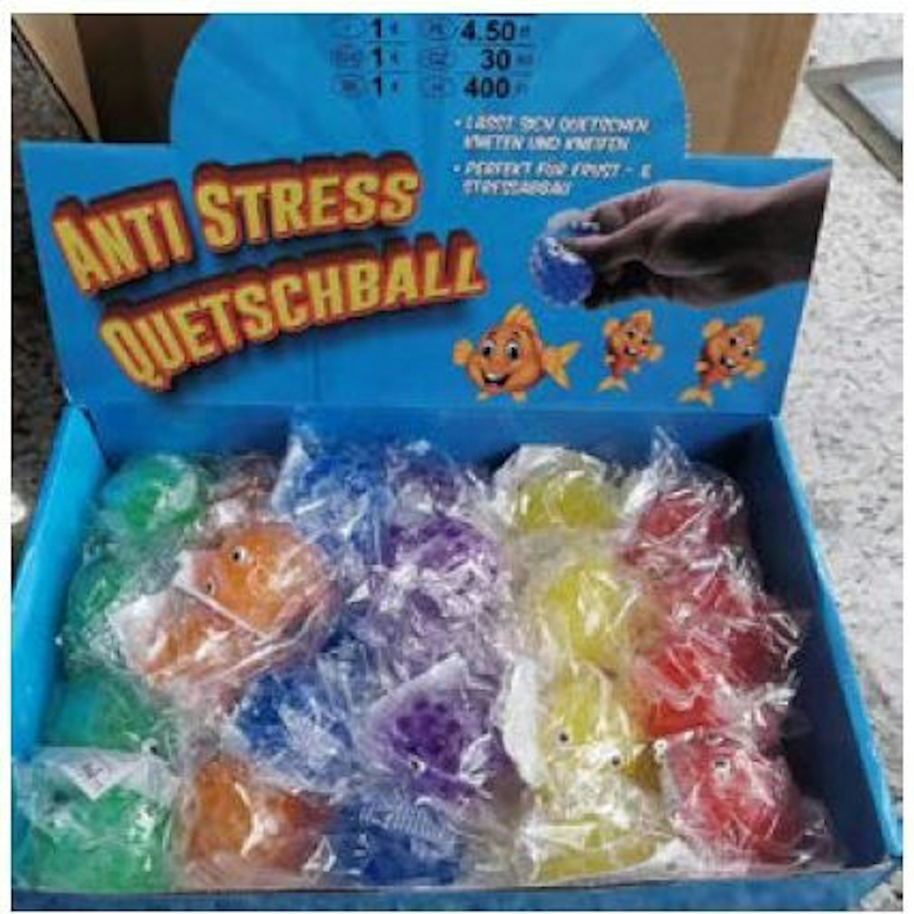 Eine Charge der Stressbälle ist bakteriell verunreinigt und wird zurückgerufen.