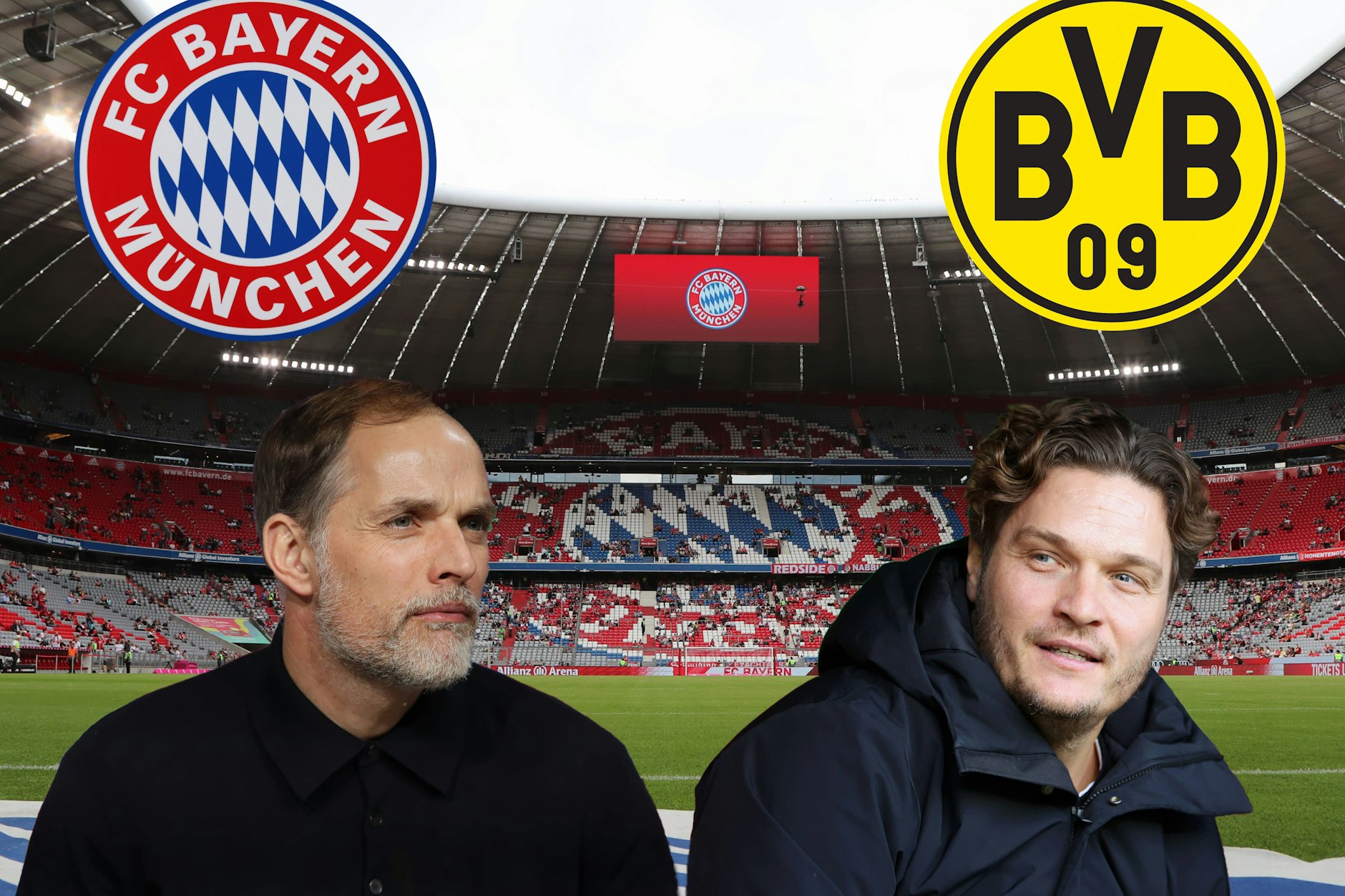 Bayerns Trainer Thomas Tuchel und BVB-Coach Edin Terzic hatten sich die Vorzeichen der Partie Bayern gegen Dortmund am 27.Spieltag ganz anders vorgestellt.