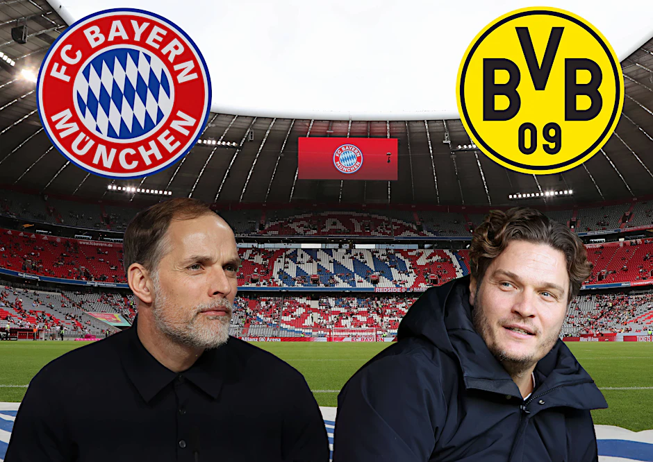 Bayerns Trainer Thomas Tuchel und BVB-Coach Edin Terzic hatten sich die Vorzeichen der Partie Bayern gegen Dortmund am 27.Spieltag ganz anders vorgestellt.
