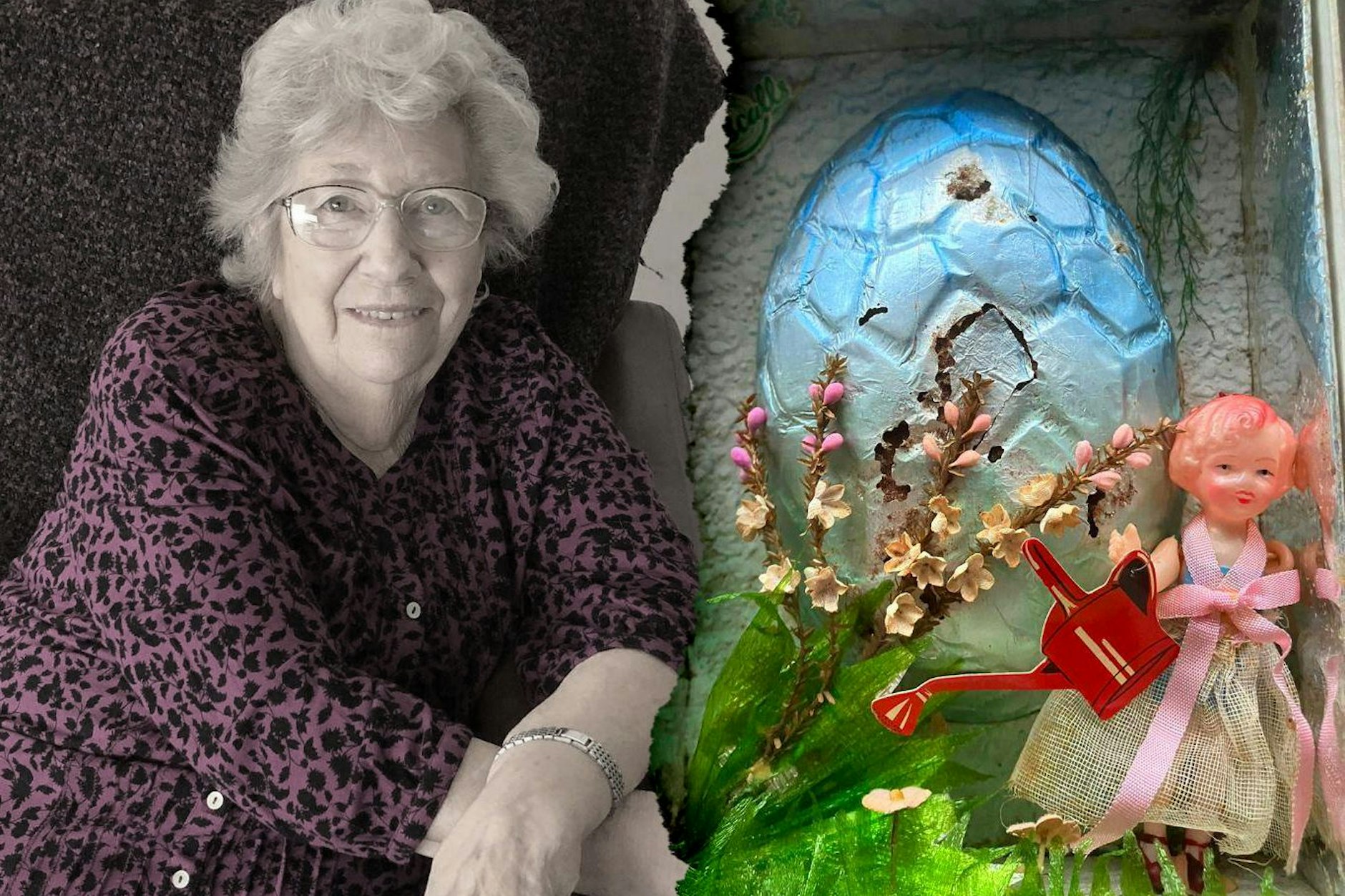 Sybil Cook hütete das Schokoladenei ihr ganzes Leben lang wie einen Schatz.