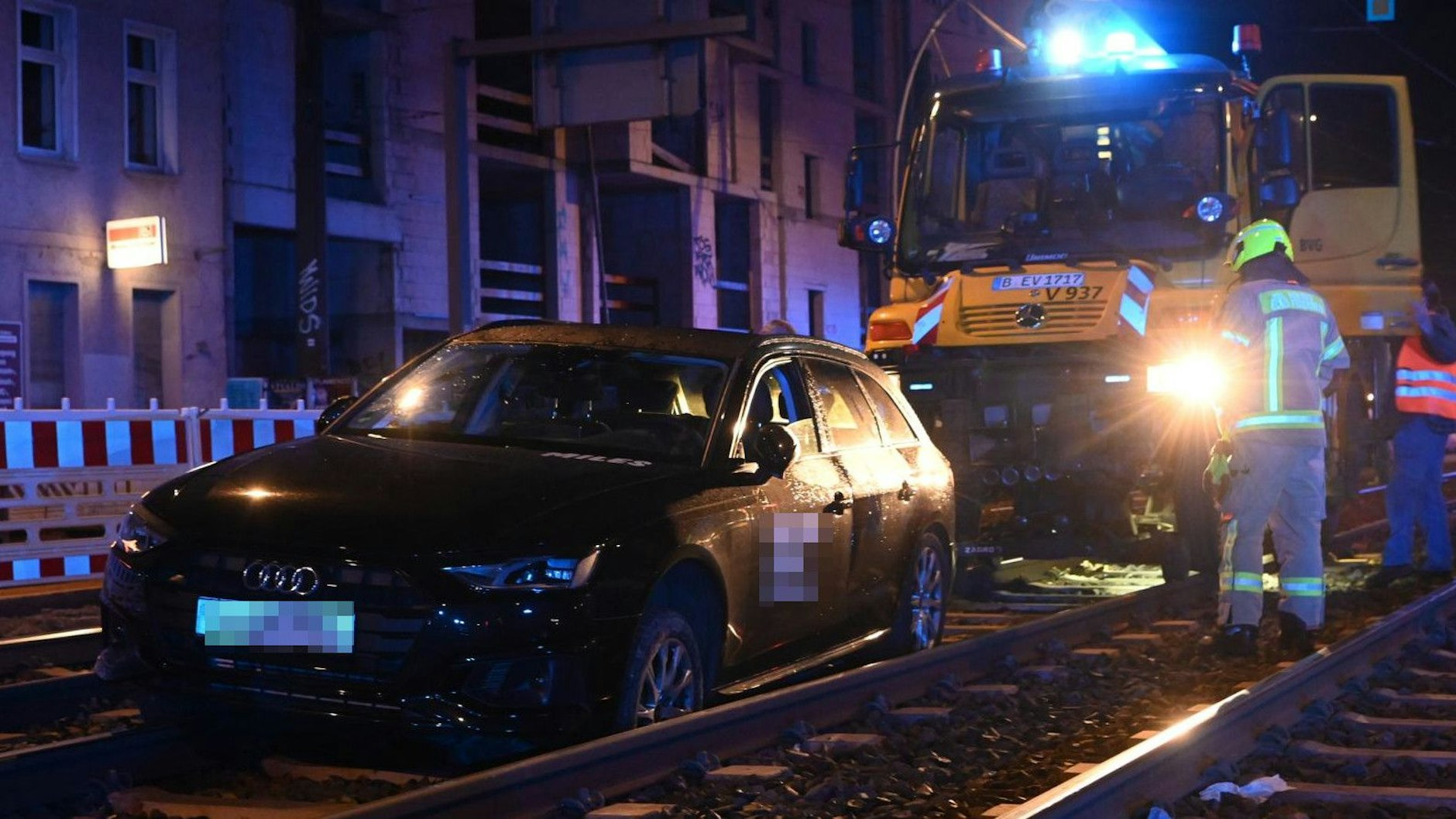 Der Unglücks-Audi identifizierte sich wohl als Tram.