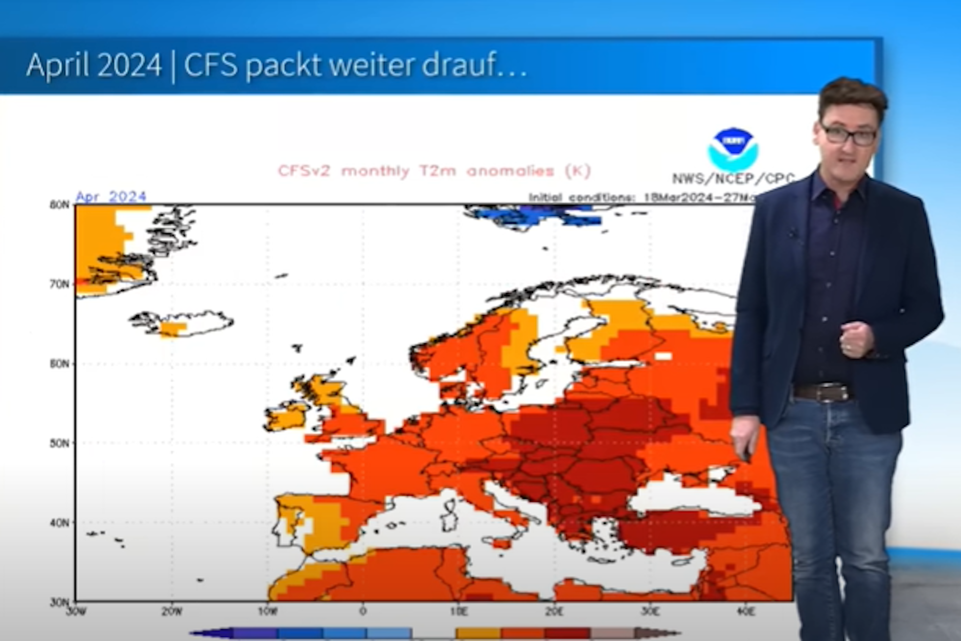 Dominik Jung sagt ein warmes Aprilwochenende voraus.