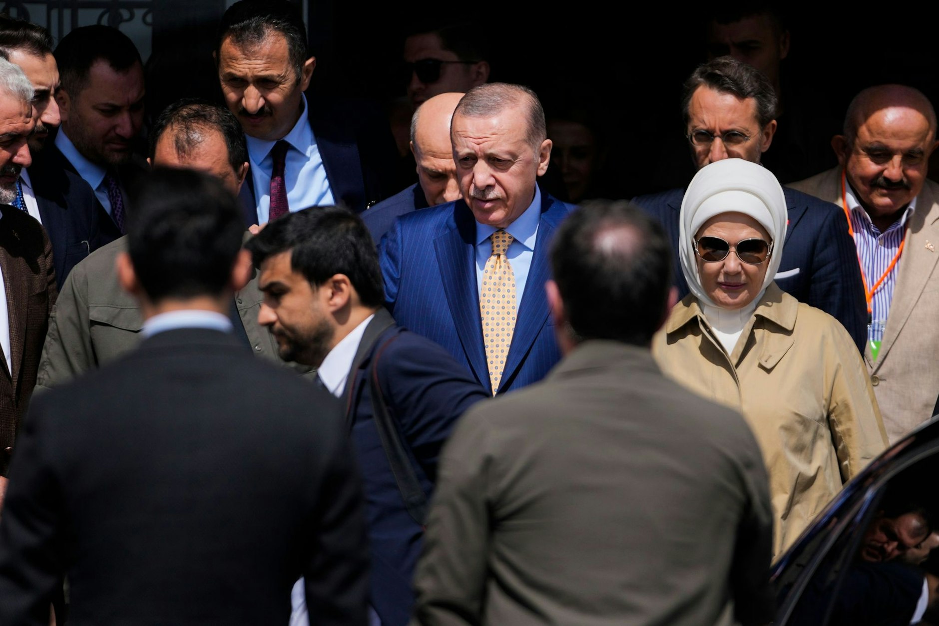 dpatopbilder - Erdogan verfehlte sein wichtigstes Ziel: Bei der Wahl mit der AKP Istanbul zurückzugewinnen.  