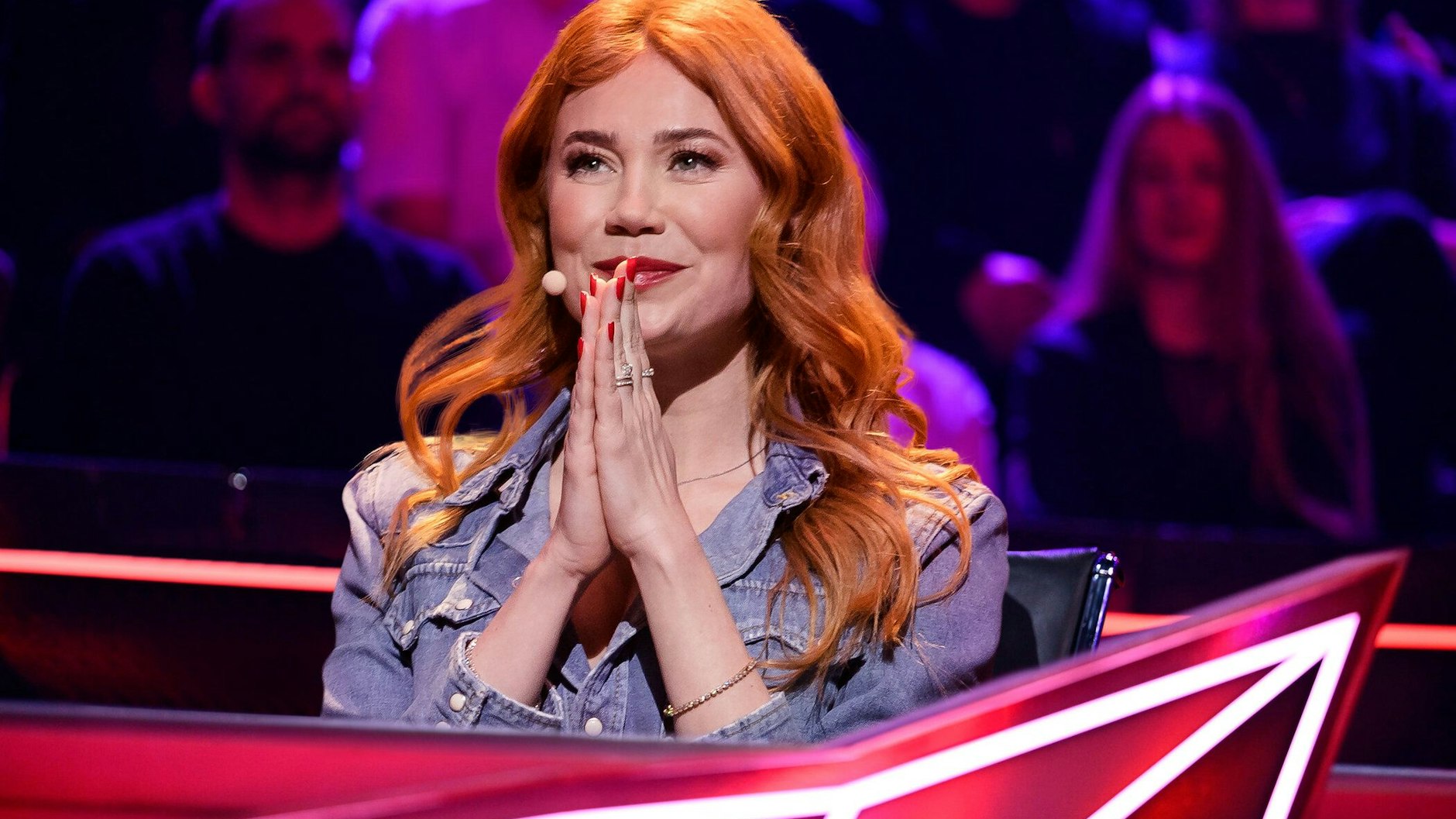 TV-Star Palina Rojinski sitzt in der neuen Staffel von „The Masked Singer“ im Rateteam.