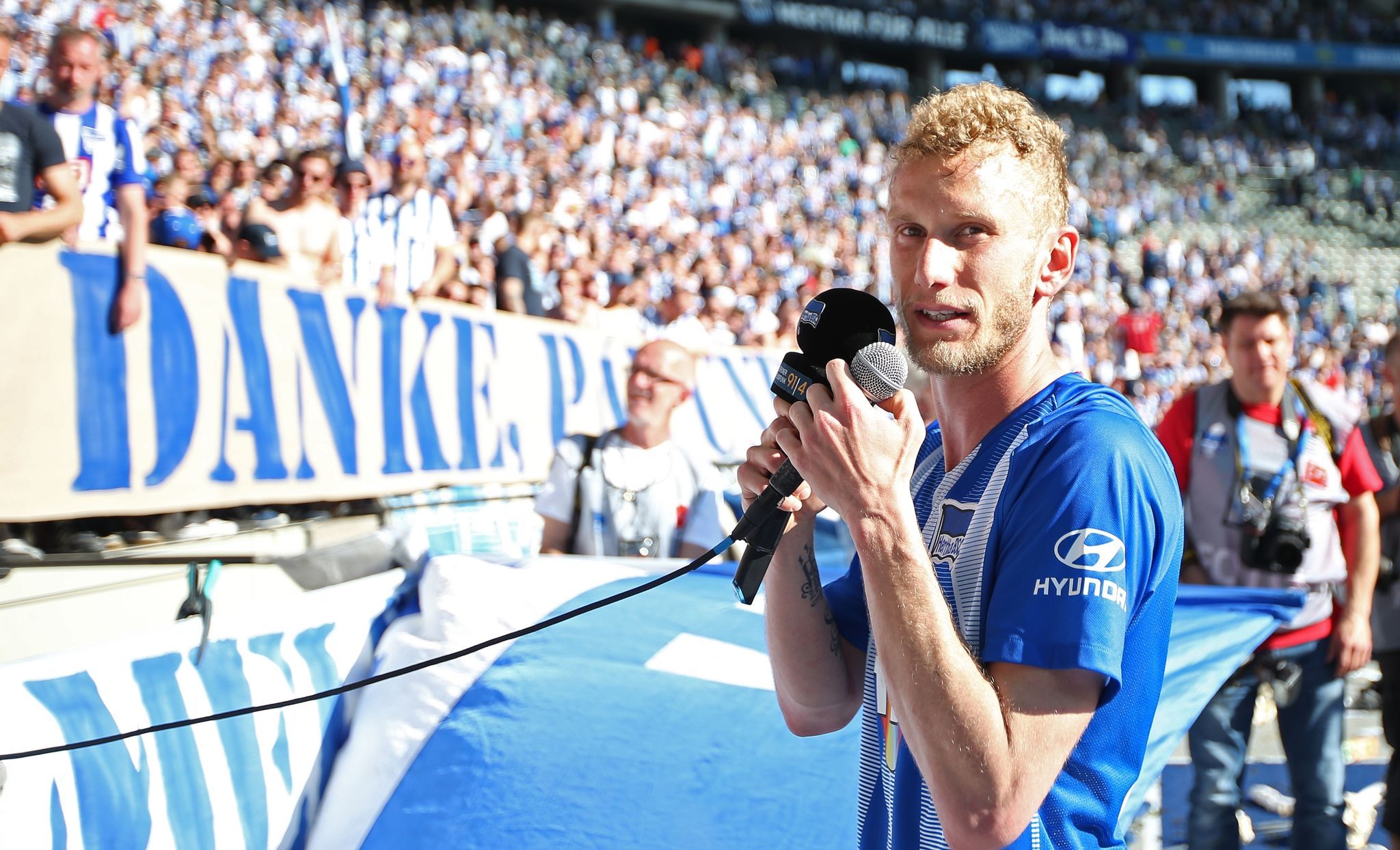 Image - Auf zwölf Jahre Hertha BSC packt Fabian Lustenberger fünf in Bern drauf