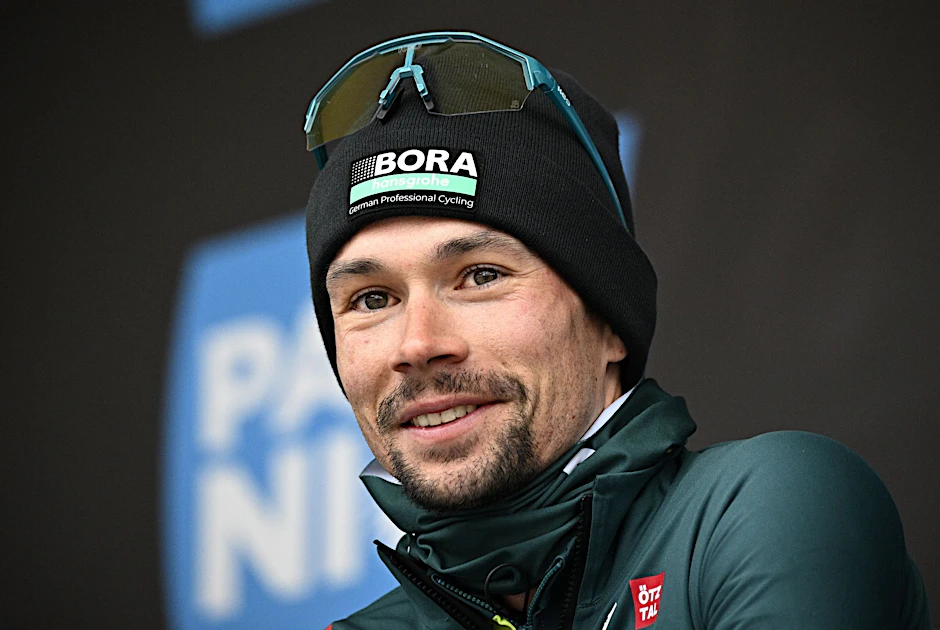 ARCHIV - Primoz Roglic gewann das Einzelzeitfahren zum Auftakt der Baskenland-Rundfahrt.  ld