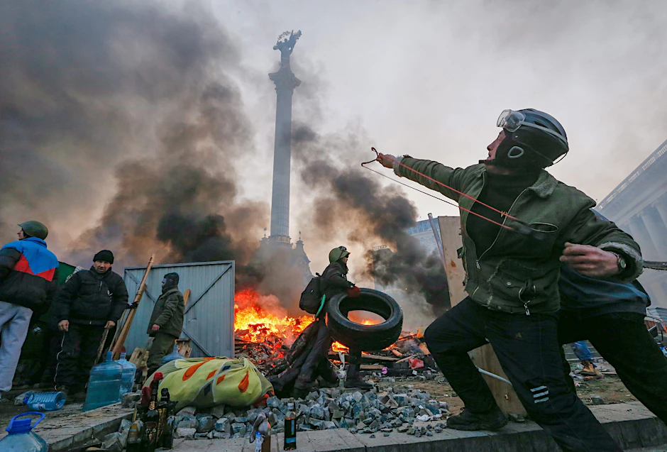 Maidan-Protest in Kiew, November 2014
