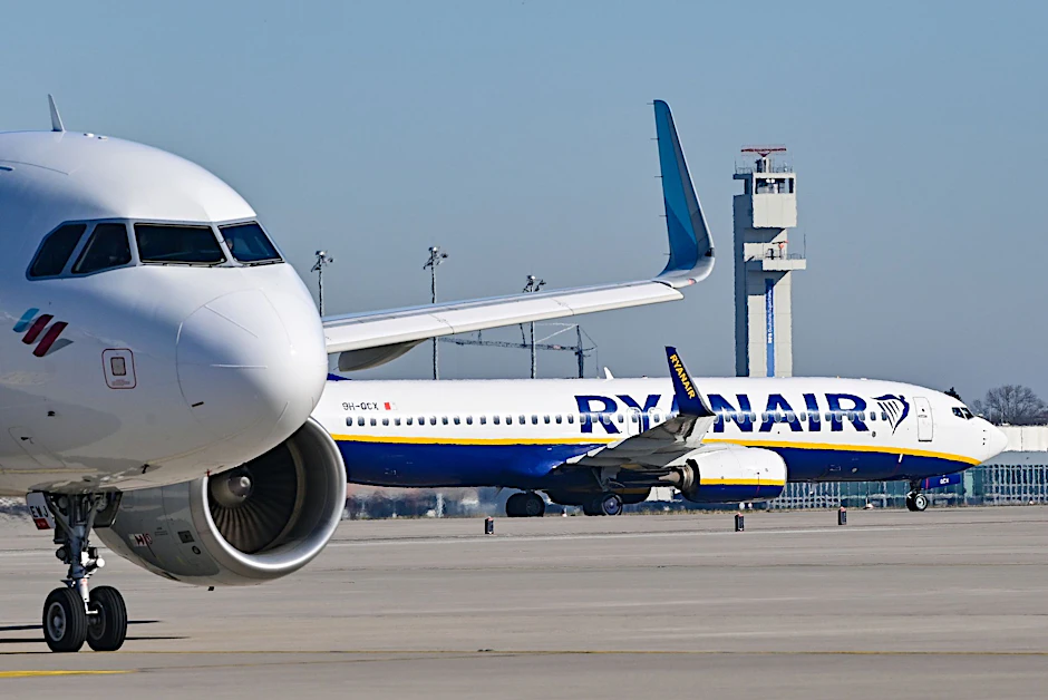 Ryanair hat sein Flugangebot erweitert: Die Airline fliegt nun 53 Ziele von Berlin aus an.