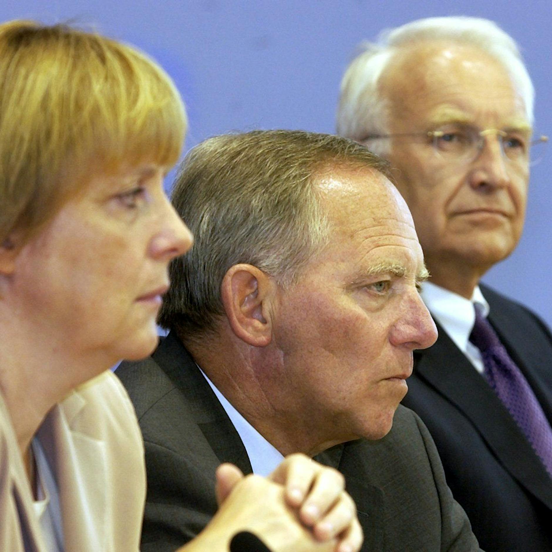 Schäuble-Memoiren: Edmund Stoiber plante Putsch gegen Angela Merkel
