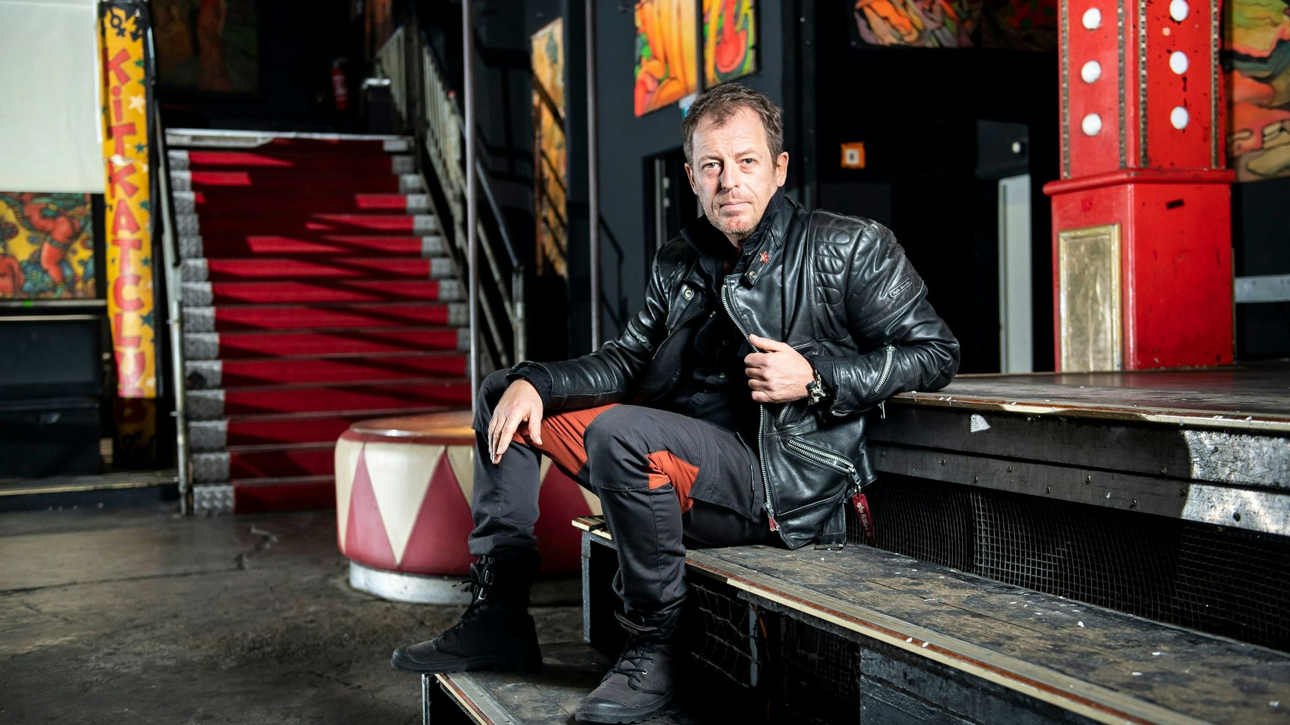 Sascha Disselkamp ist Betreiber des Sage-Clubs am U-Bahnhof Heinrich-Heine-Straße.