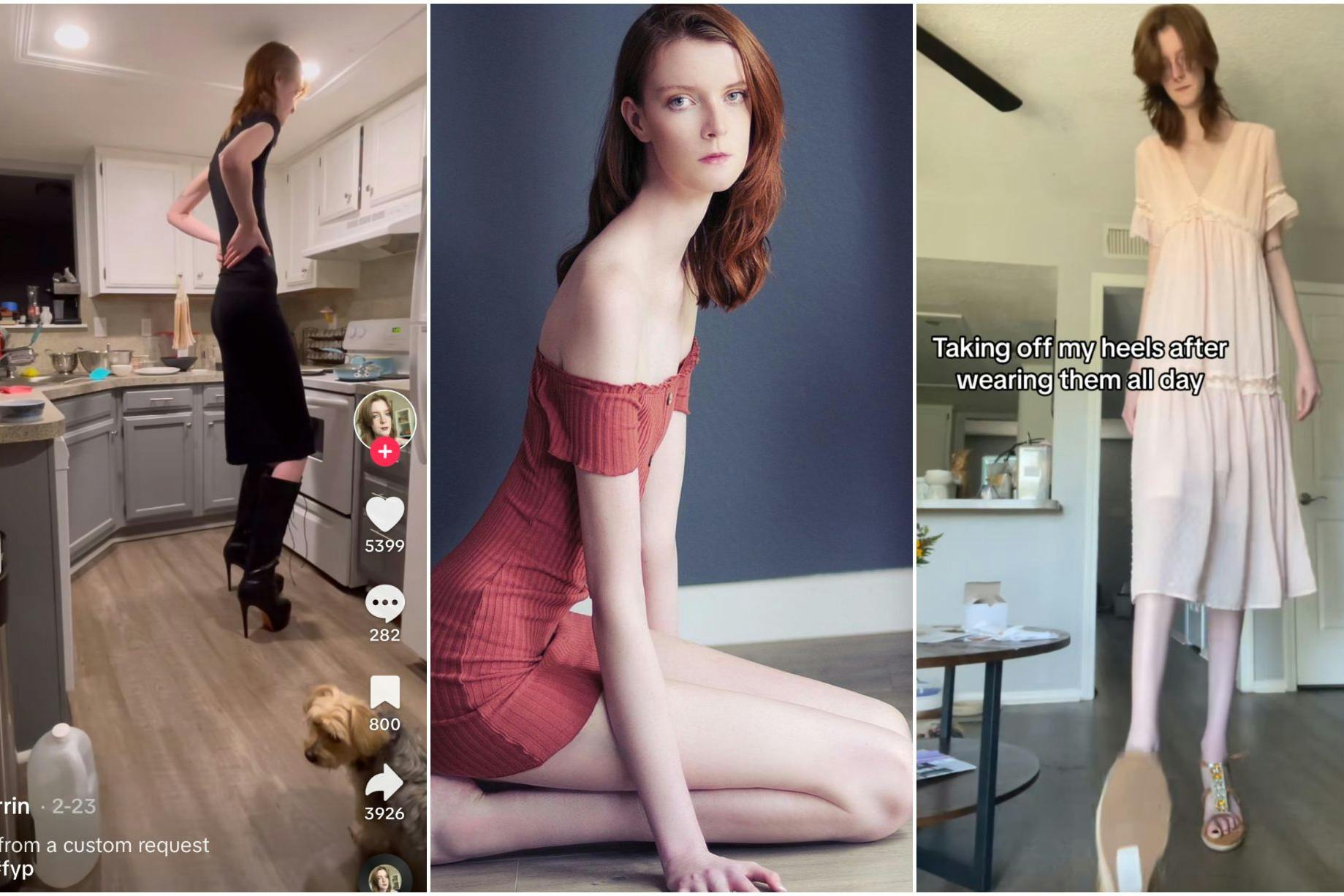 Die Amerikanerin Maci Currin hält den Weltrekord für die längsten Beine der Welt: Sie messen 135 Zentimeter. „Ich bin nur wirklich verdammt groß.“