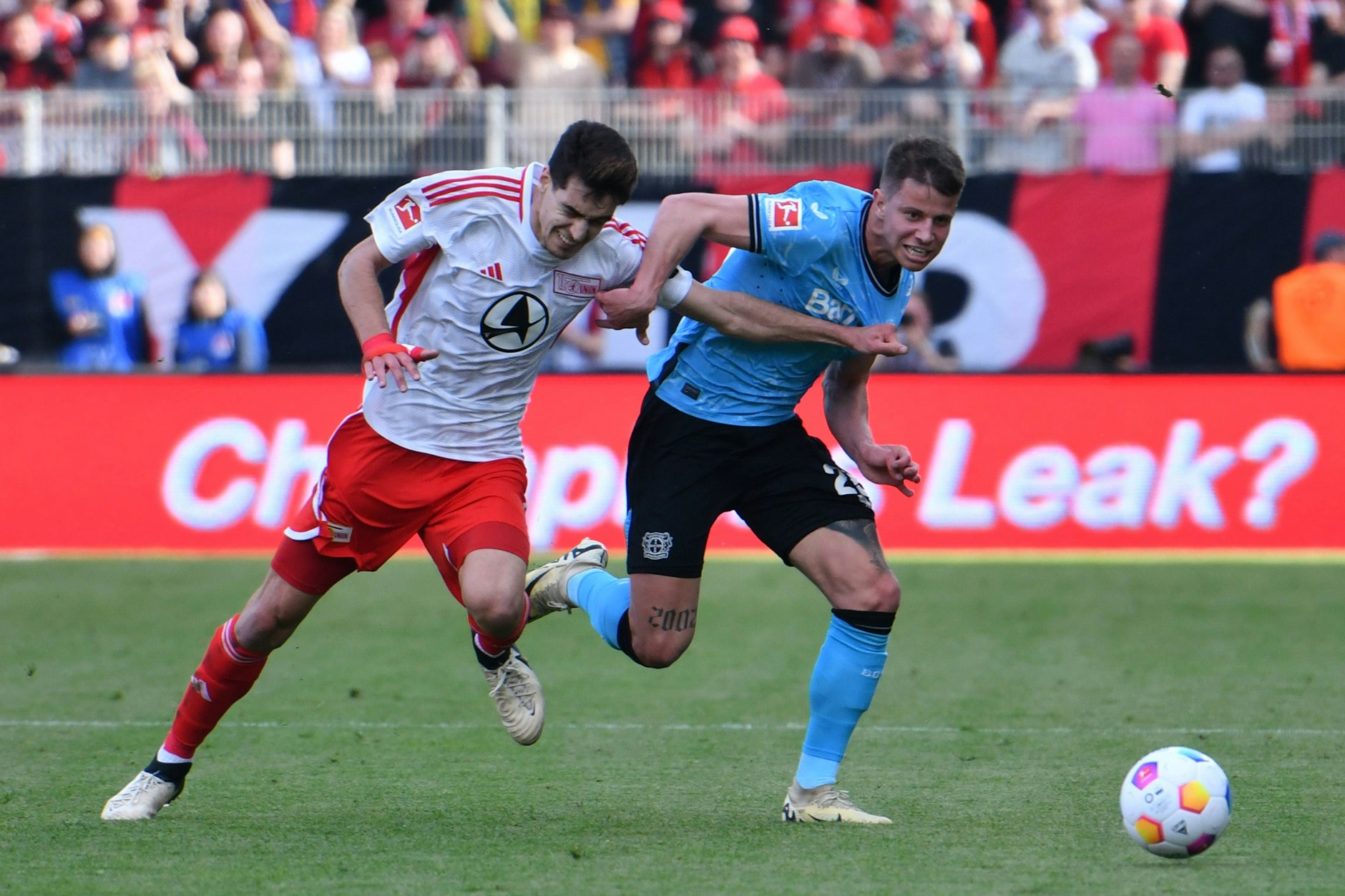 Der 1. FC Union und Verteidiger Diogo Leite lieferten Bayer Leverkusen einen großen Kampf.&nbsp;&nbsp;